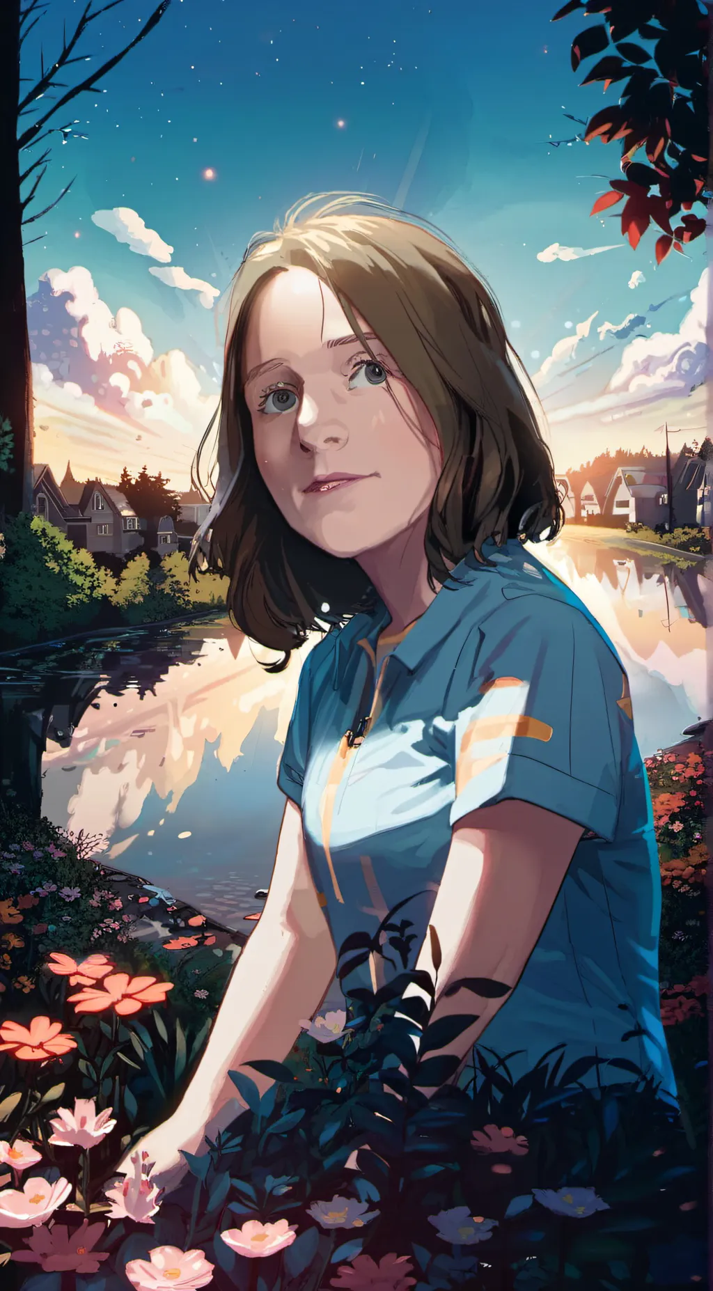 ai character: maya background