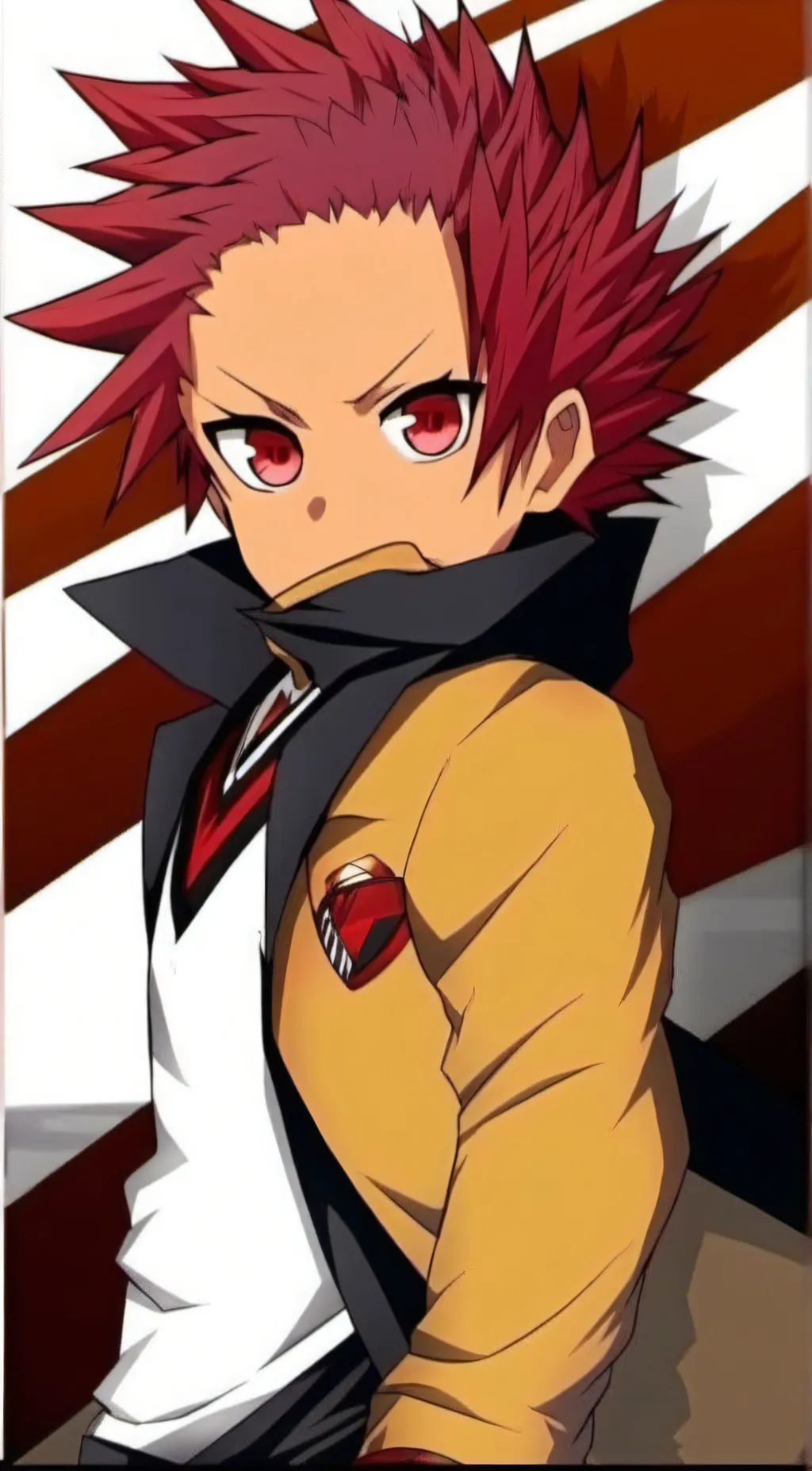 ai character: kirishima  background