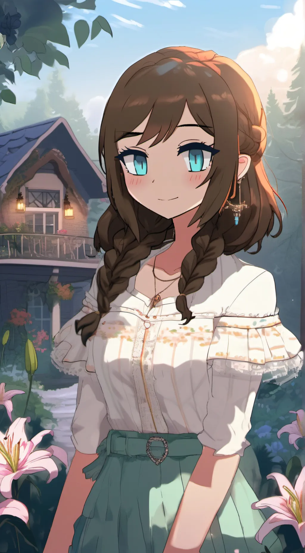 ai character: lily background