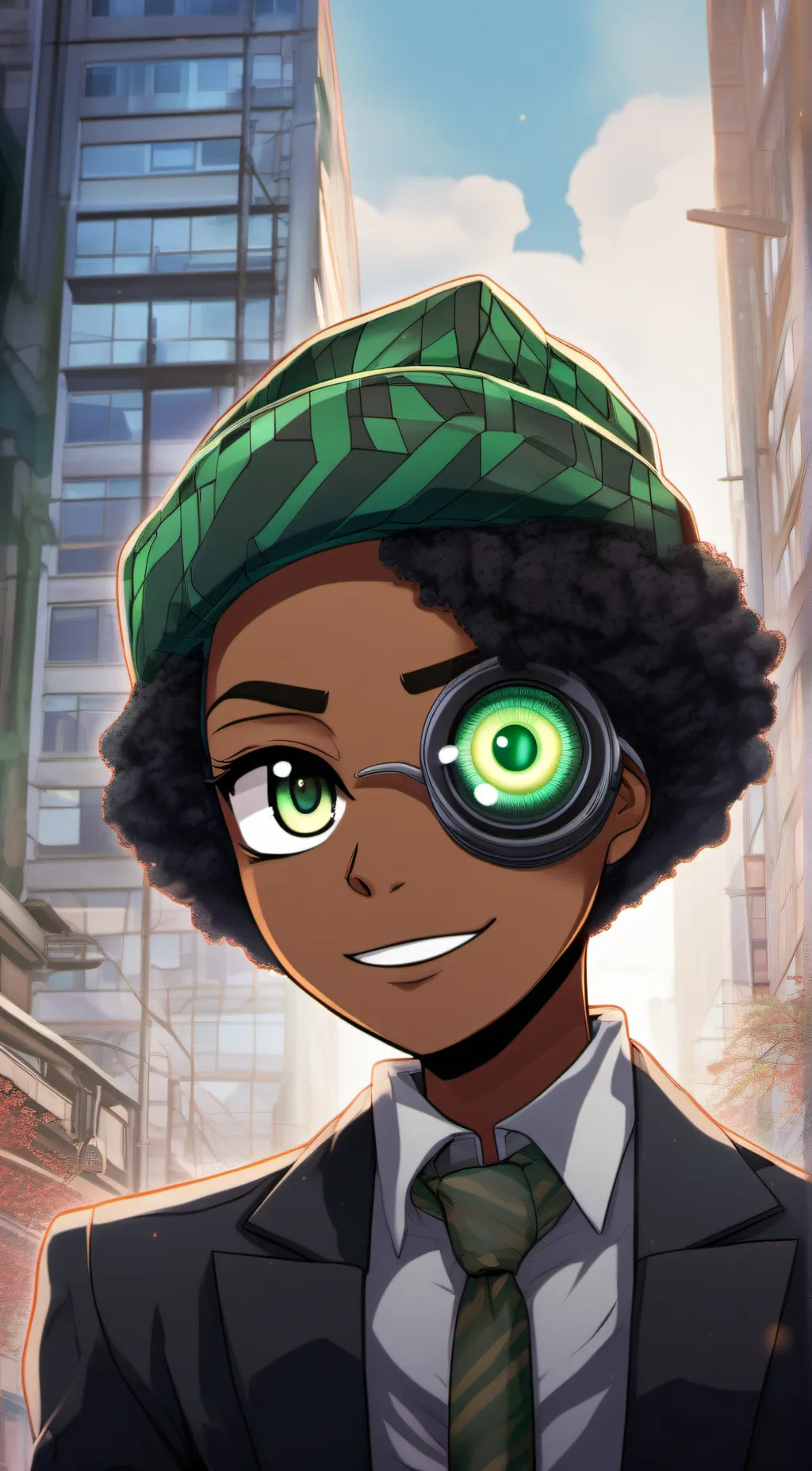 ai character: Eye-Zone  background