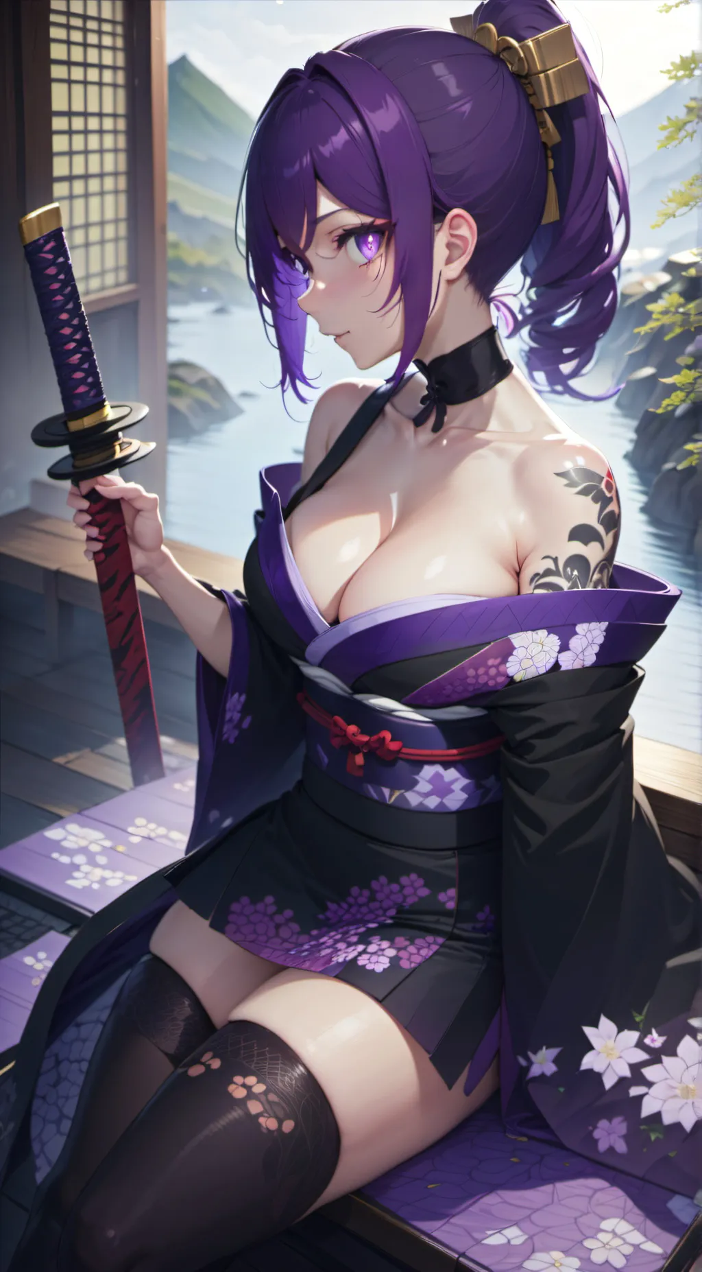 ai character: Mochizuki Chiyome background