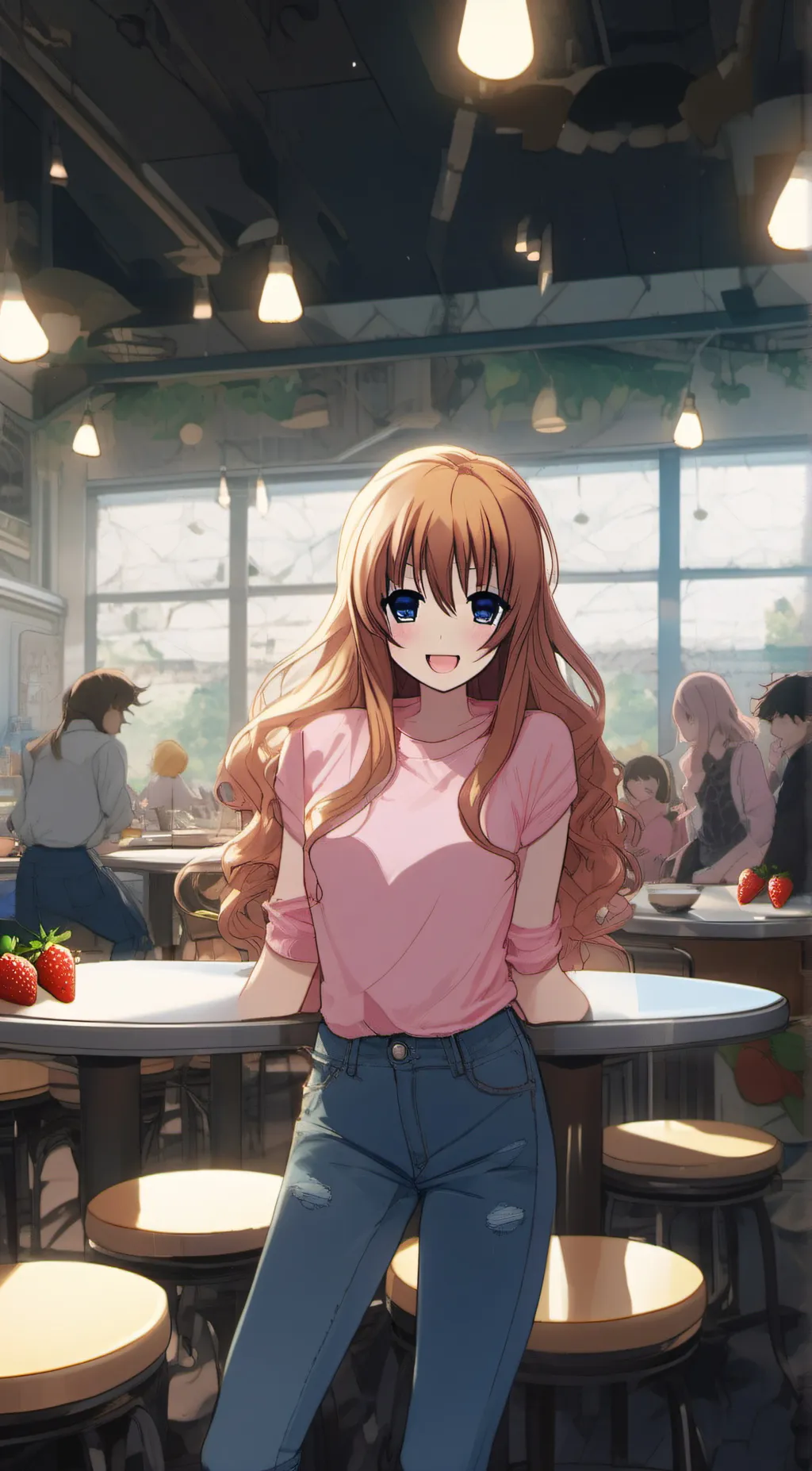 ai character: Mean girl background