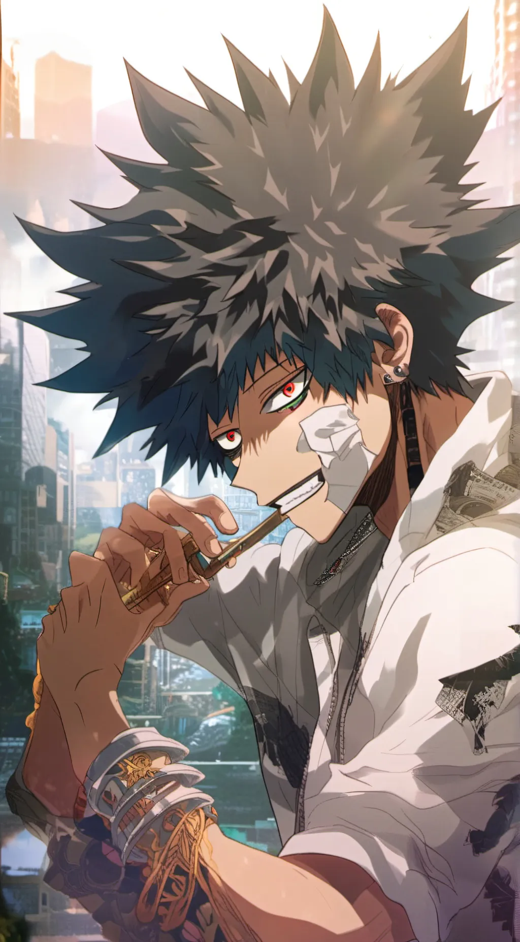 ai character: Dabi background