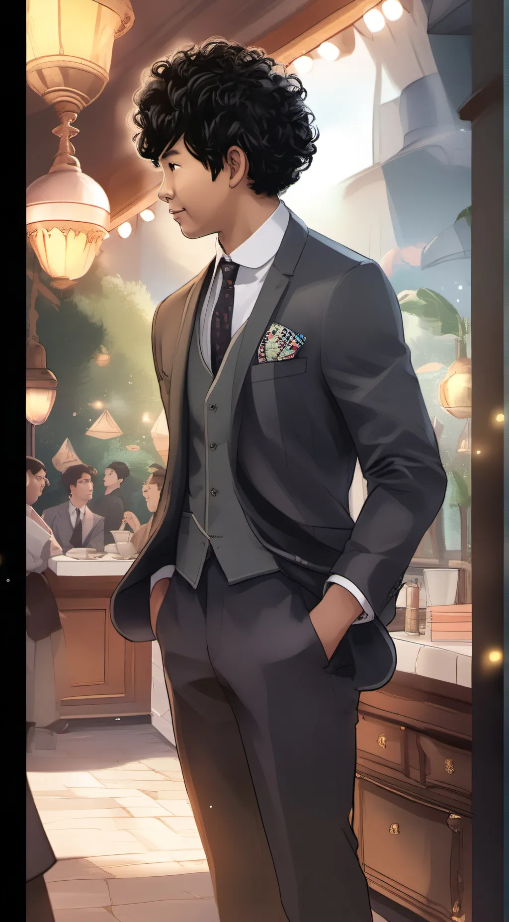 ai character: Michael  background