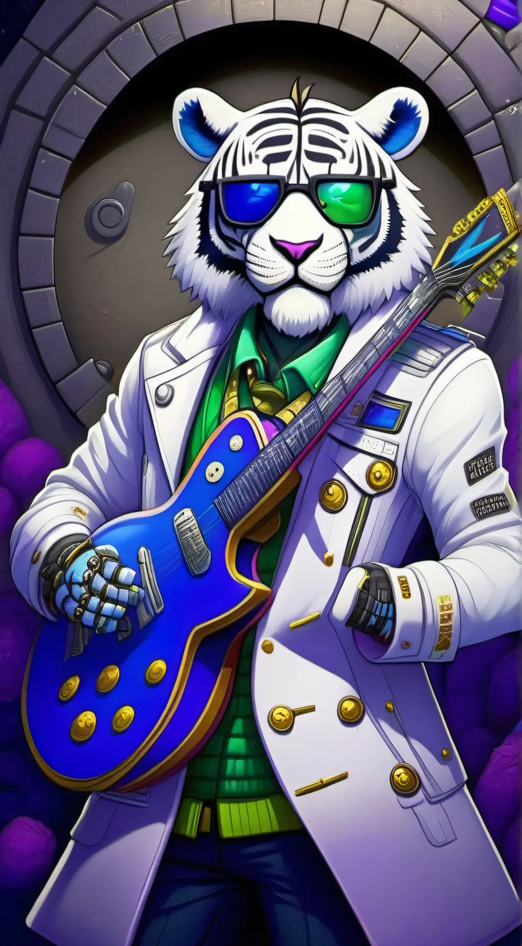 ai character: Tiger Rock  background