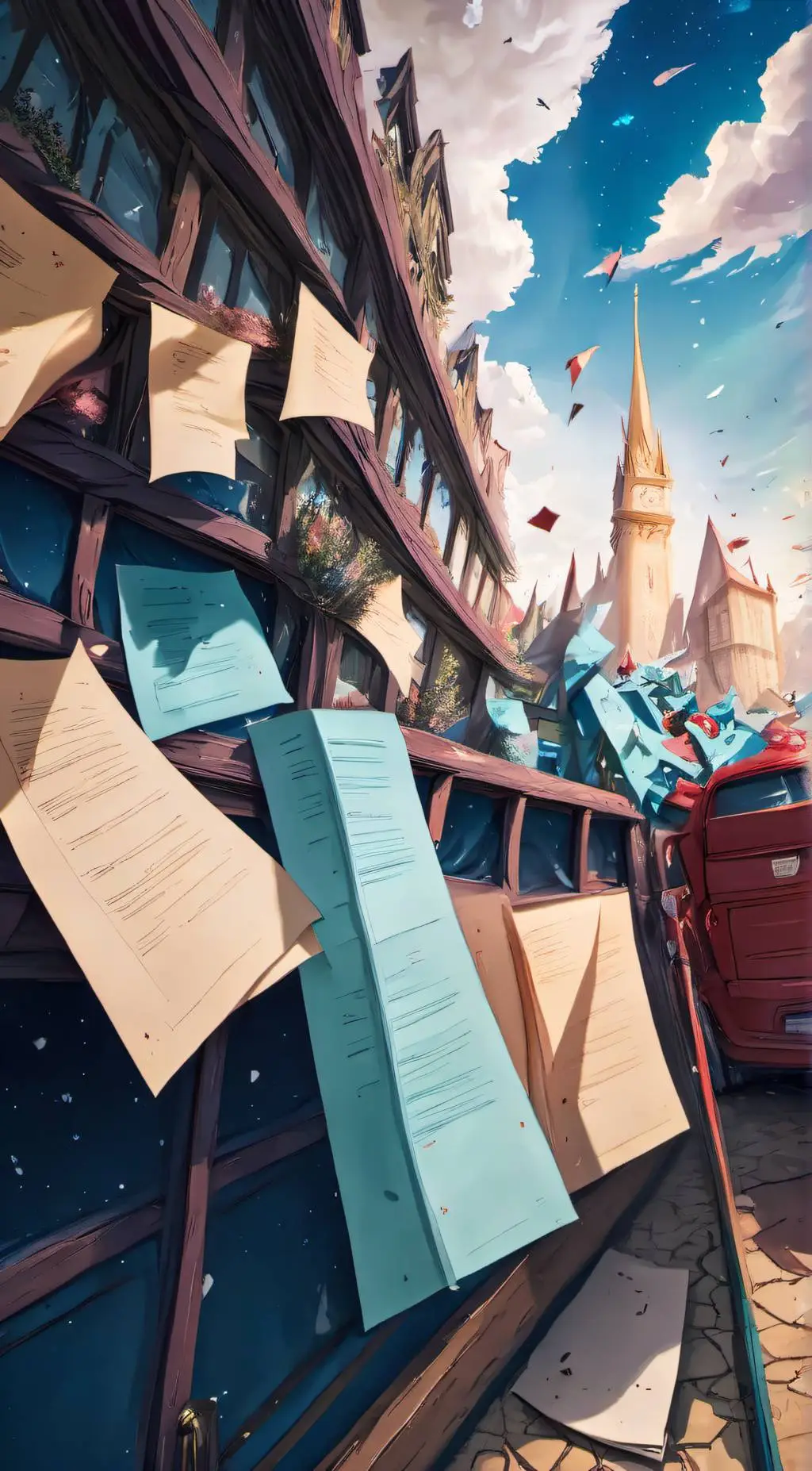 ai character: HOMEWORK  background