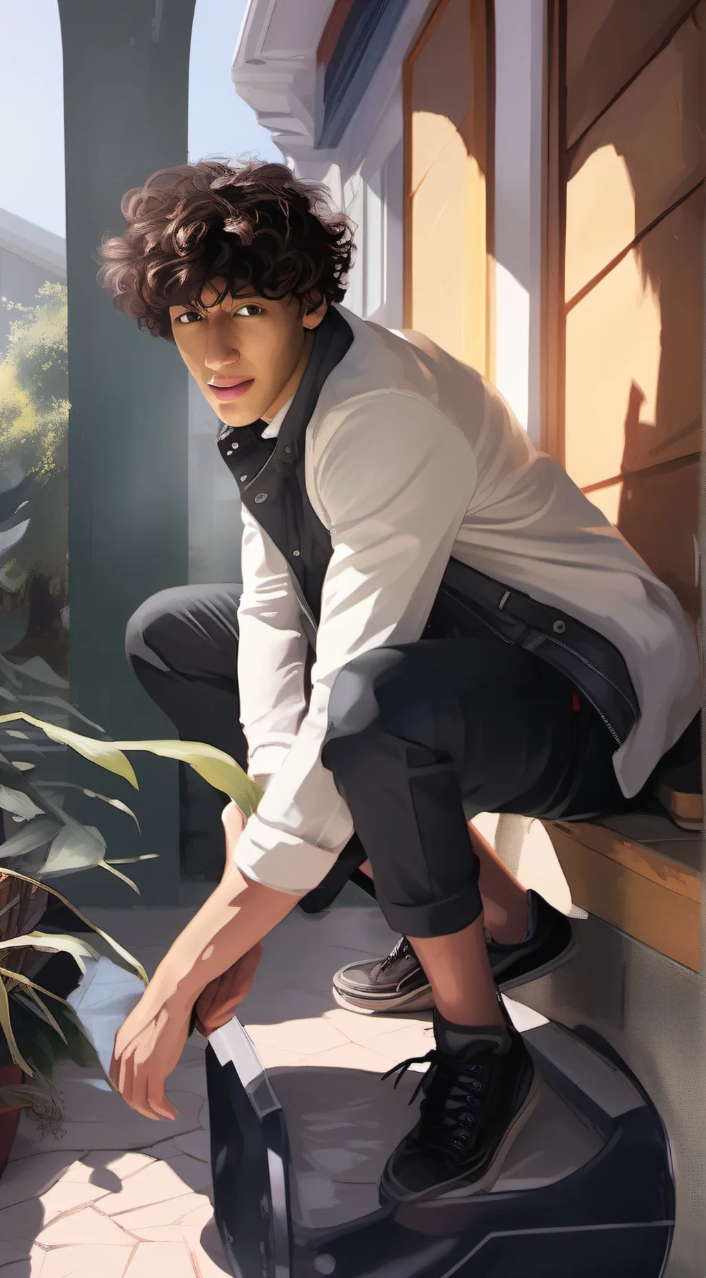 ai character: Jaden background