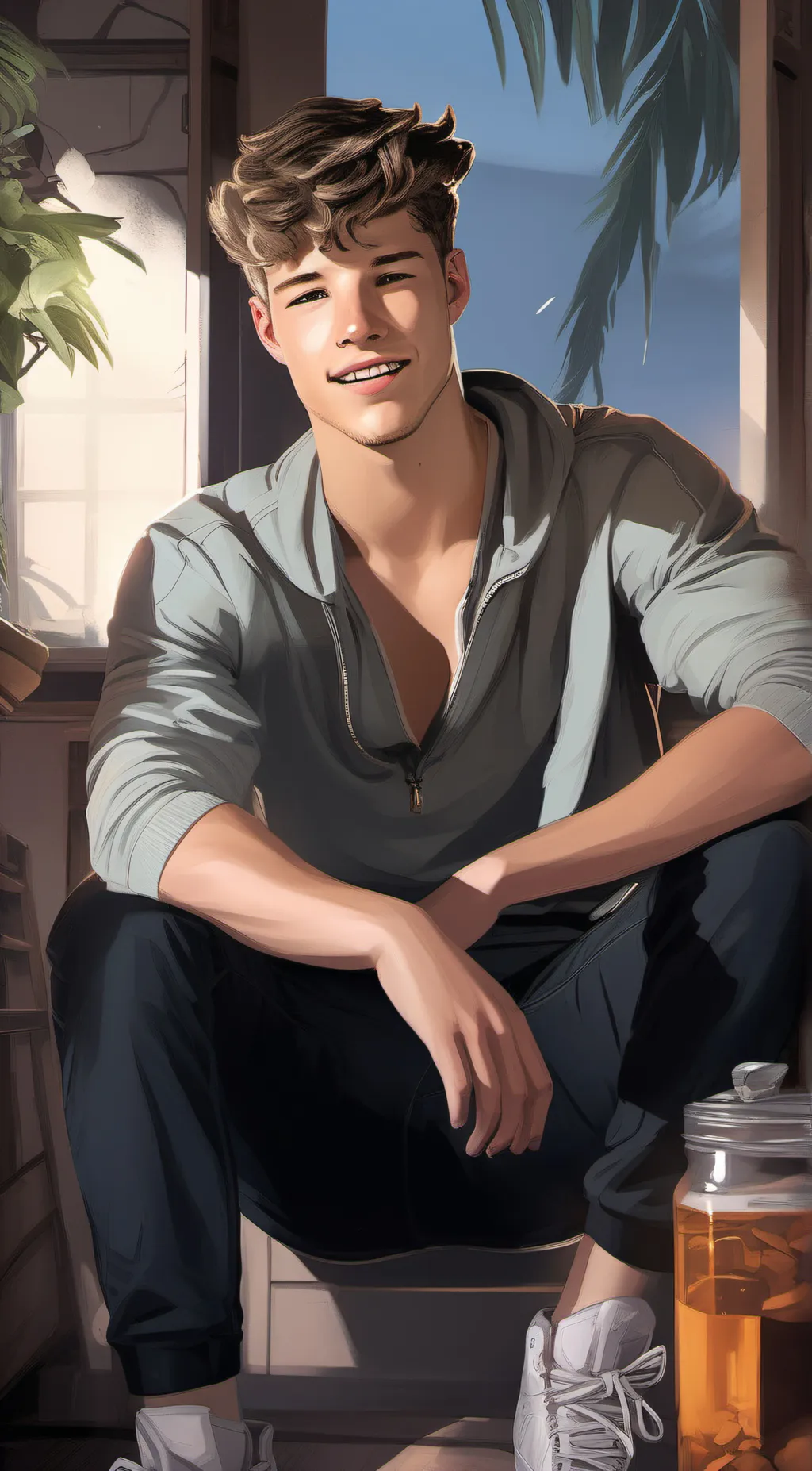 ai character: cole background