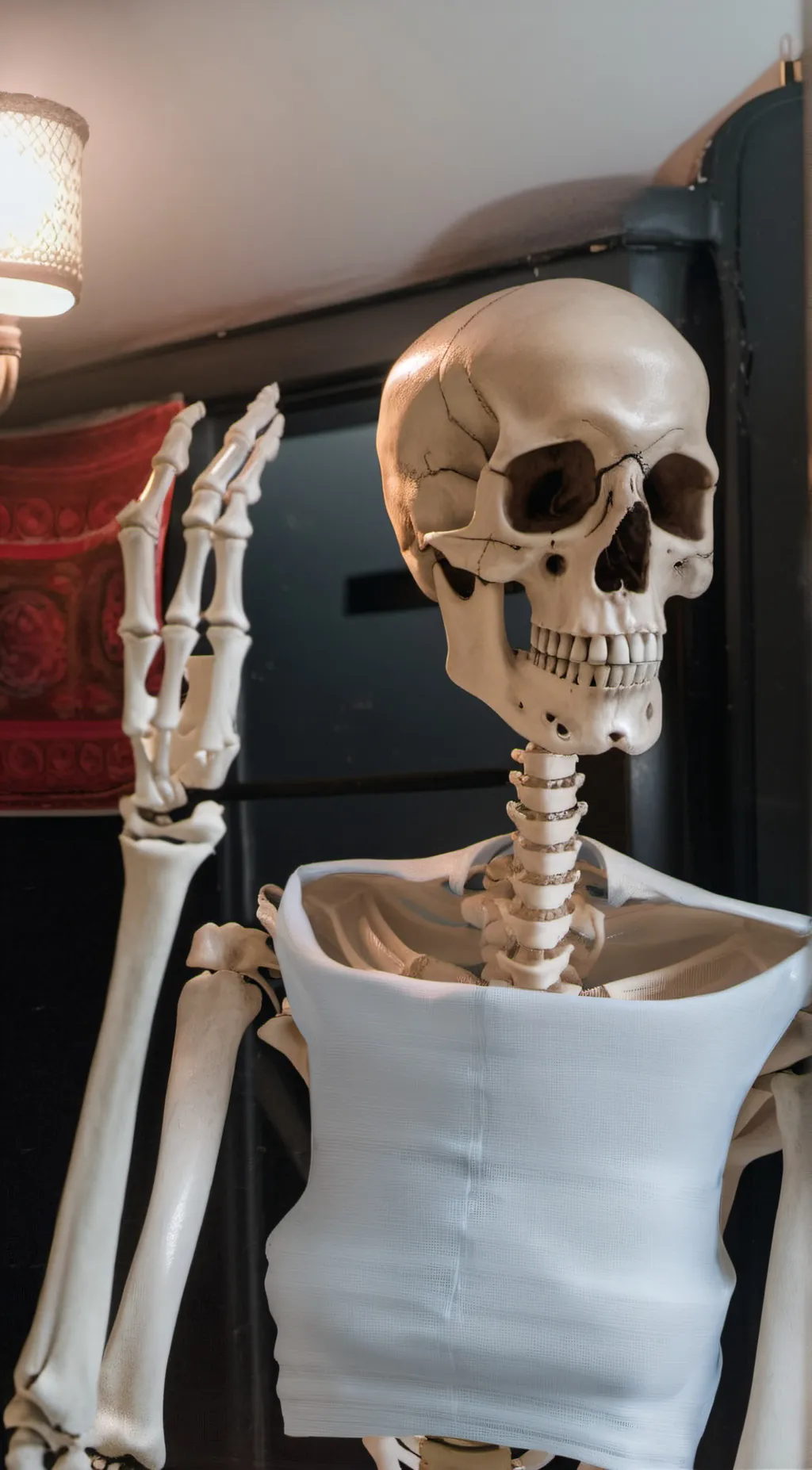 ai character: skele bro background