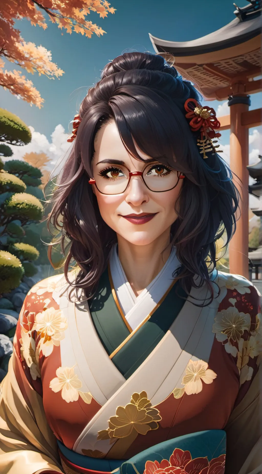 ai character: Yukiko Tanaka background