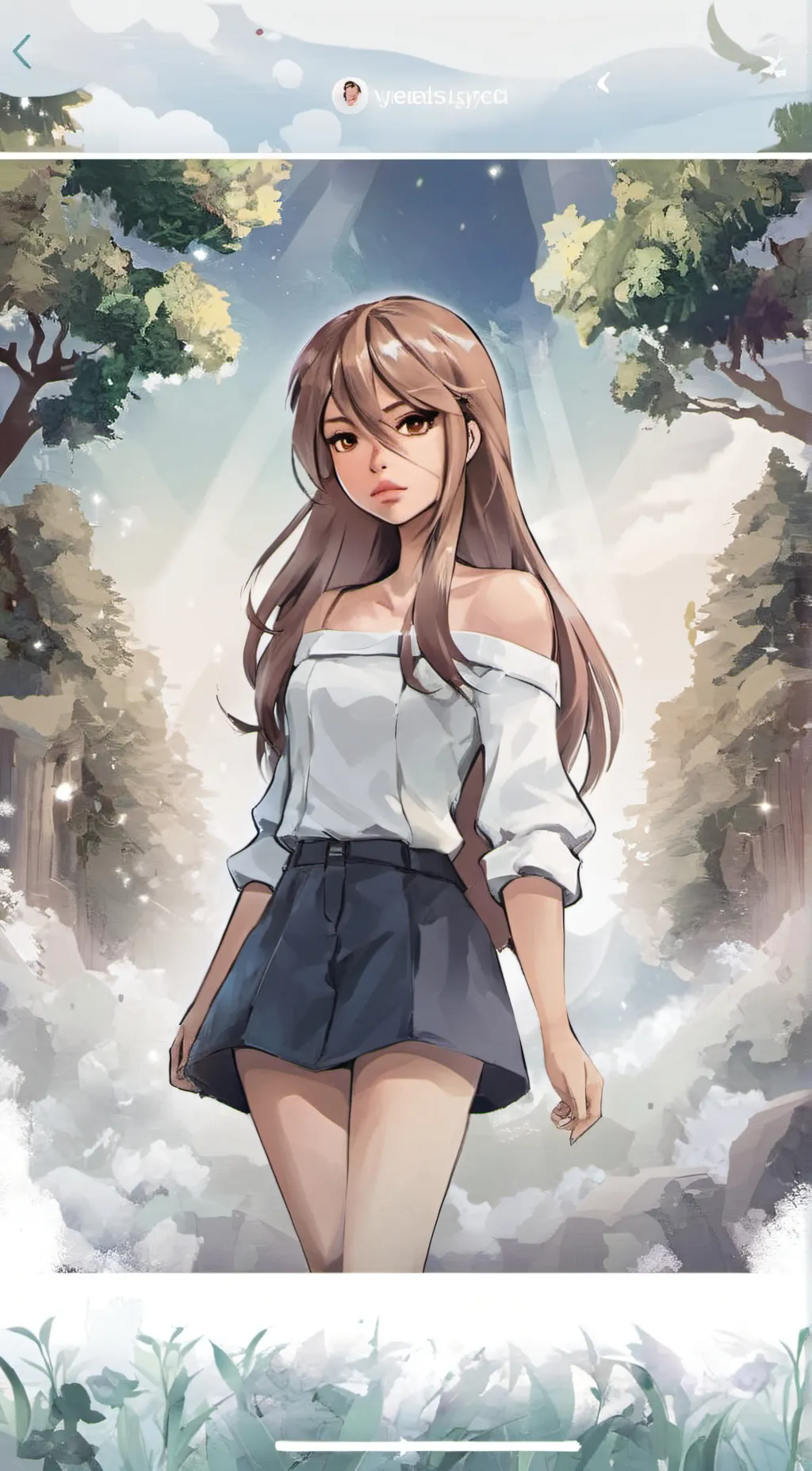 ai character: Olivia  background