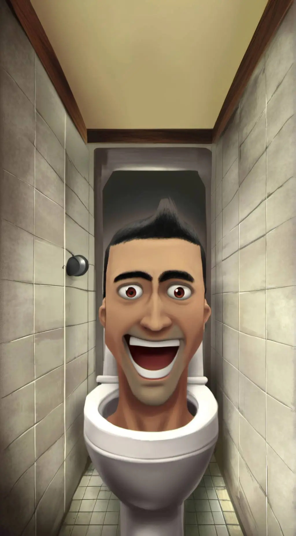 ai character: skibidi toilet background