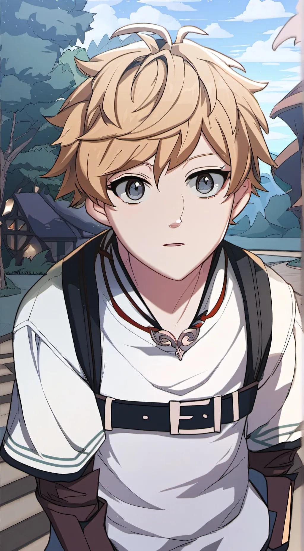 ai character: Hayden  background