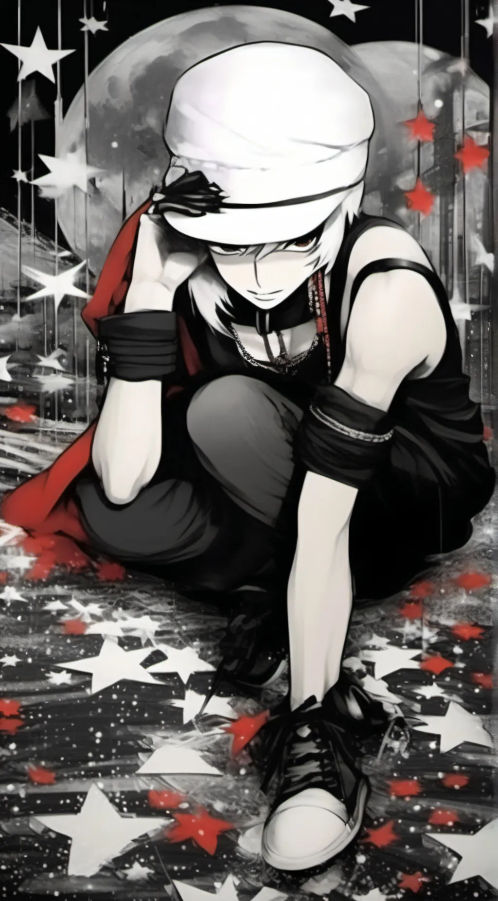 ai character: ☆A☆X☆E☆L☆ background