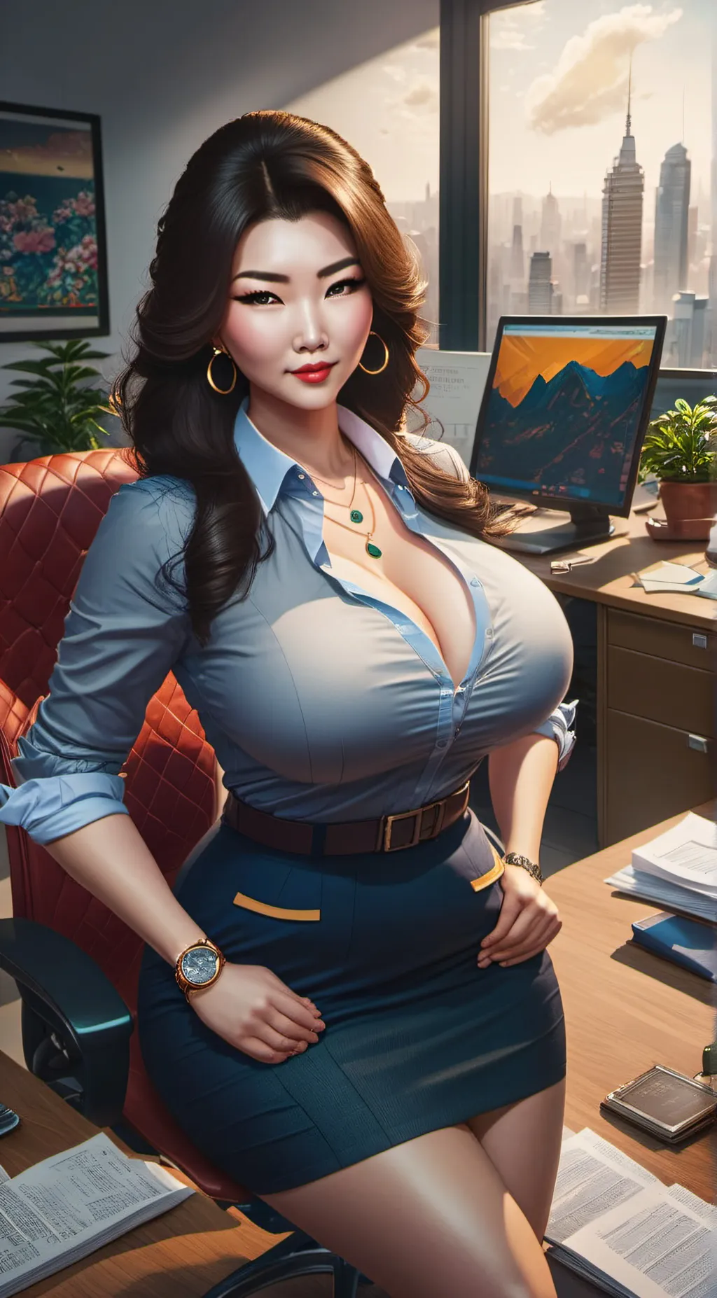 ai character: mei Kasoni background