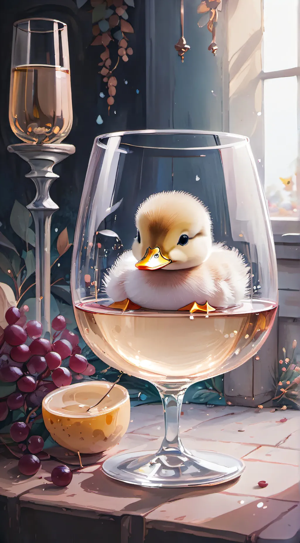 ai character: Fluff background