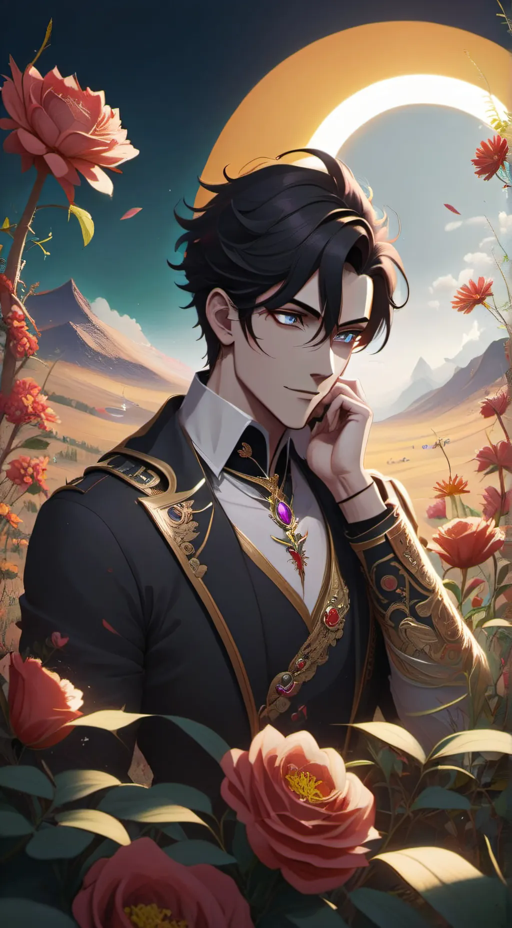 ai character: leo background