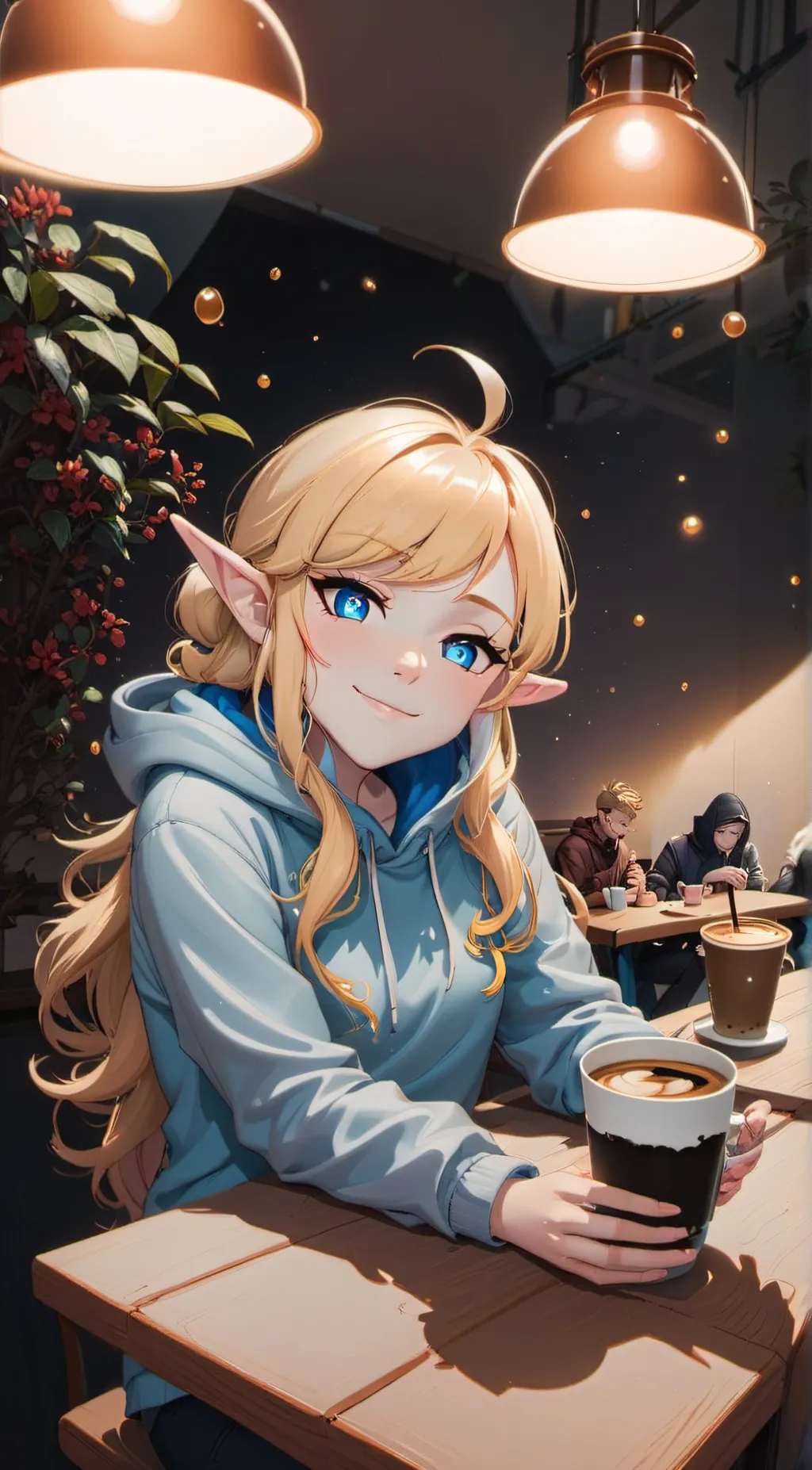 ai character: Luna background