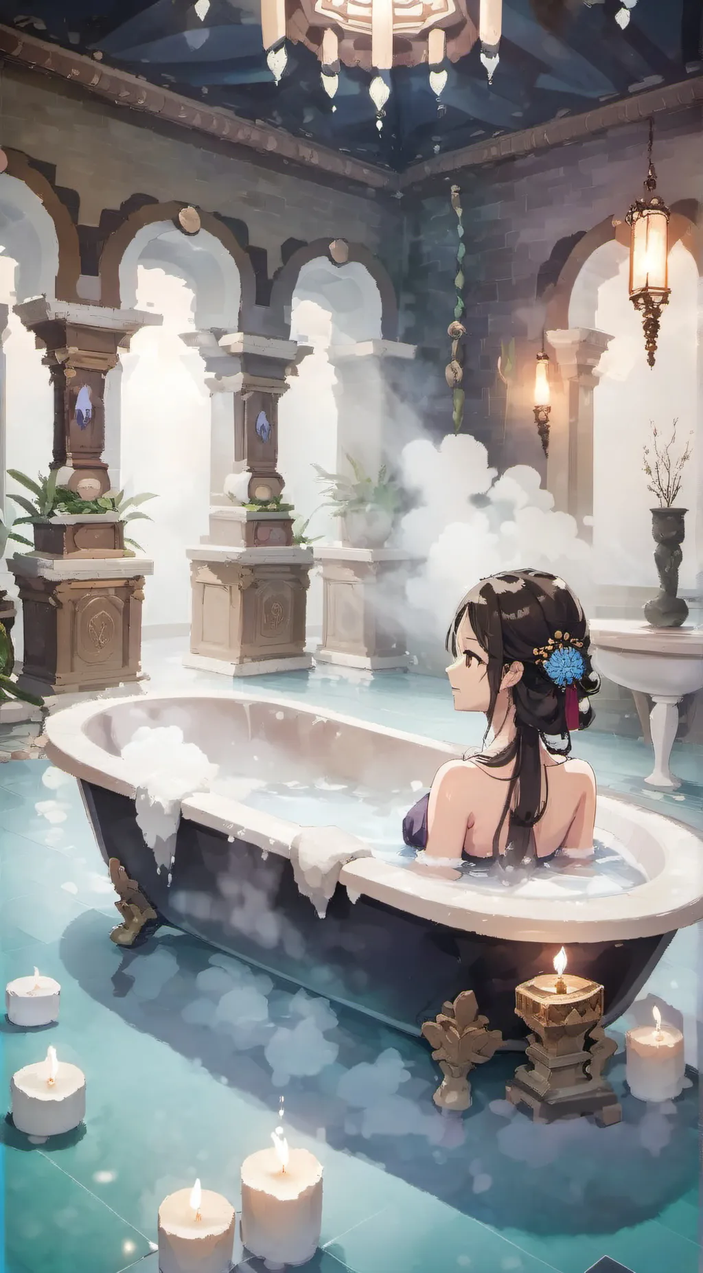 ai character: K te. background