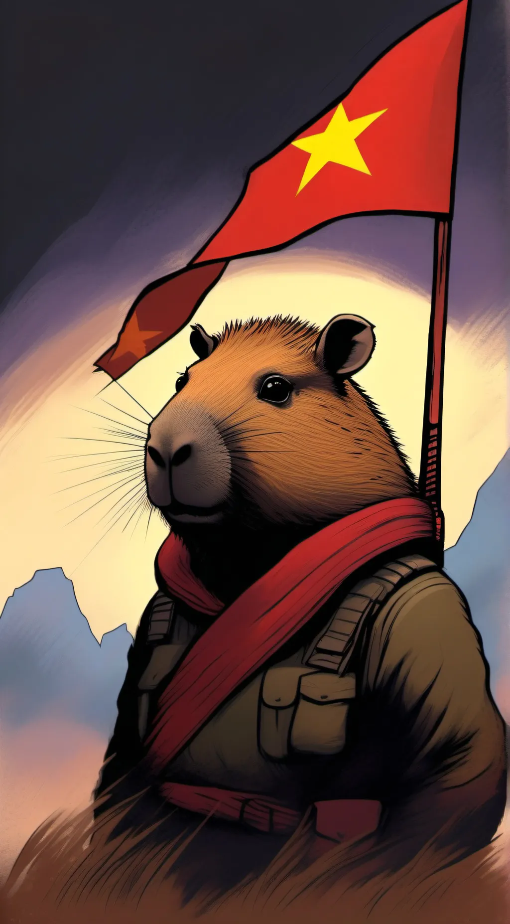 ai character: Capytan background