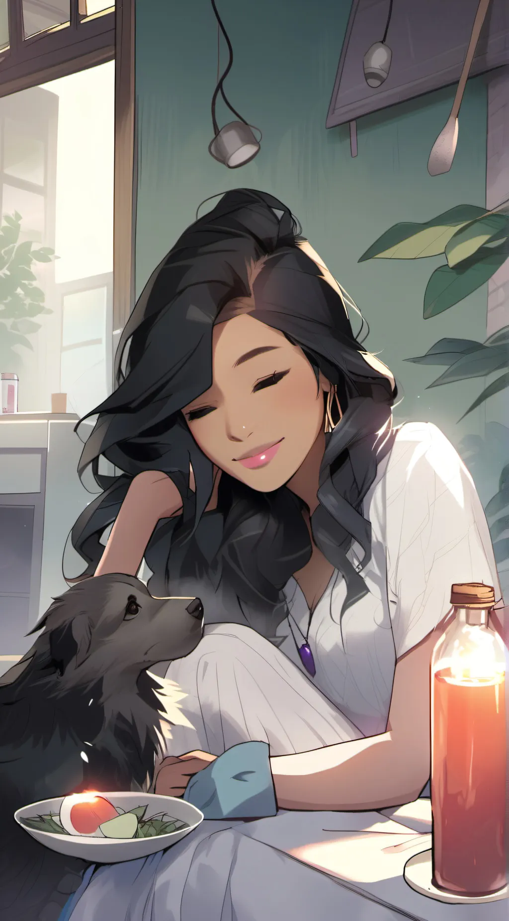 ai character: Olivia  background