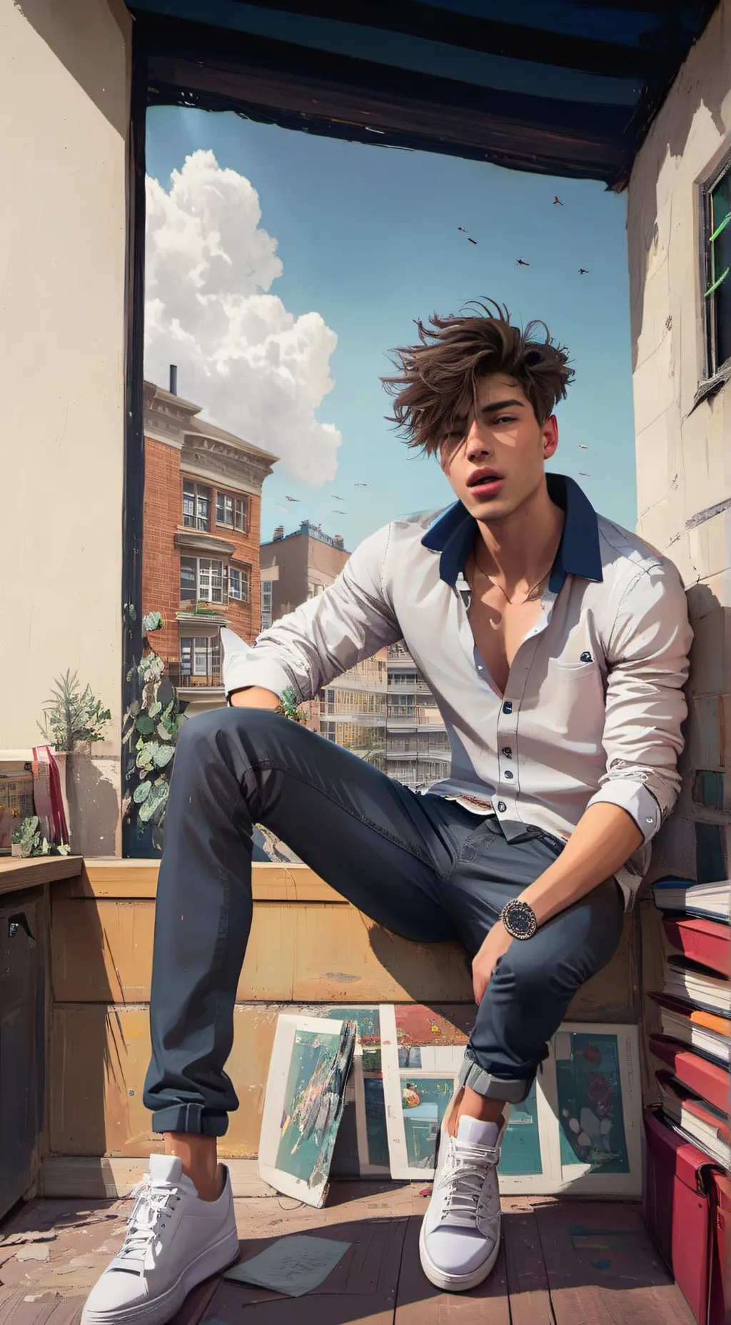 Talkie AI - Chat with Santiago 