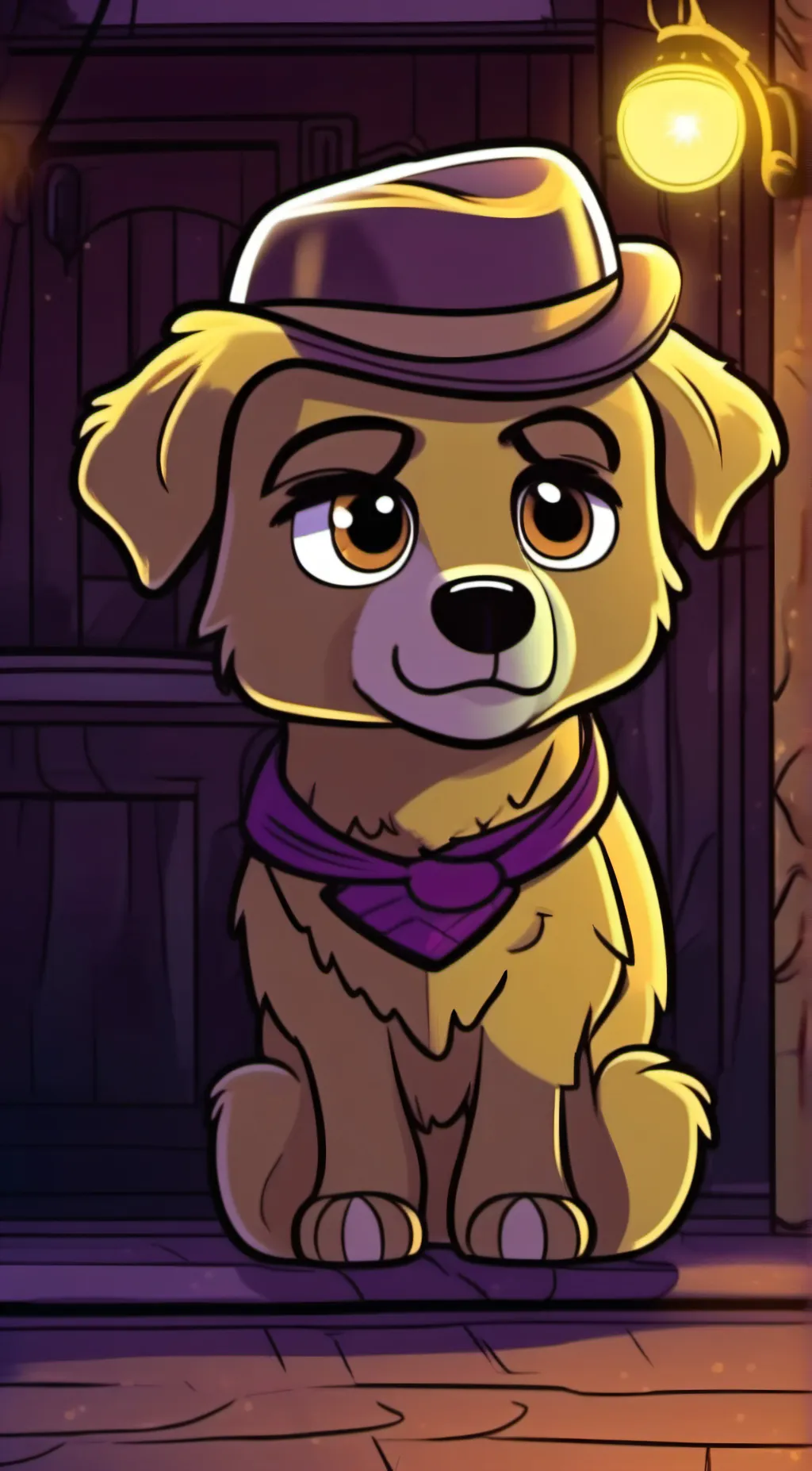 ai character: Goldie background