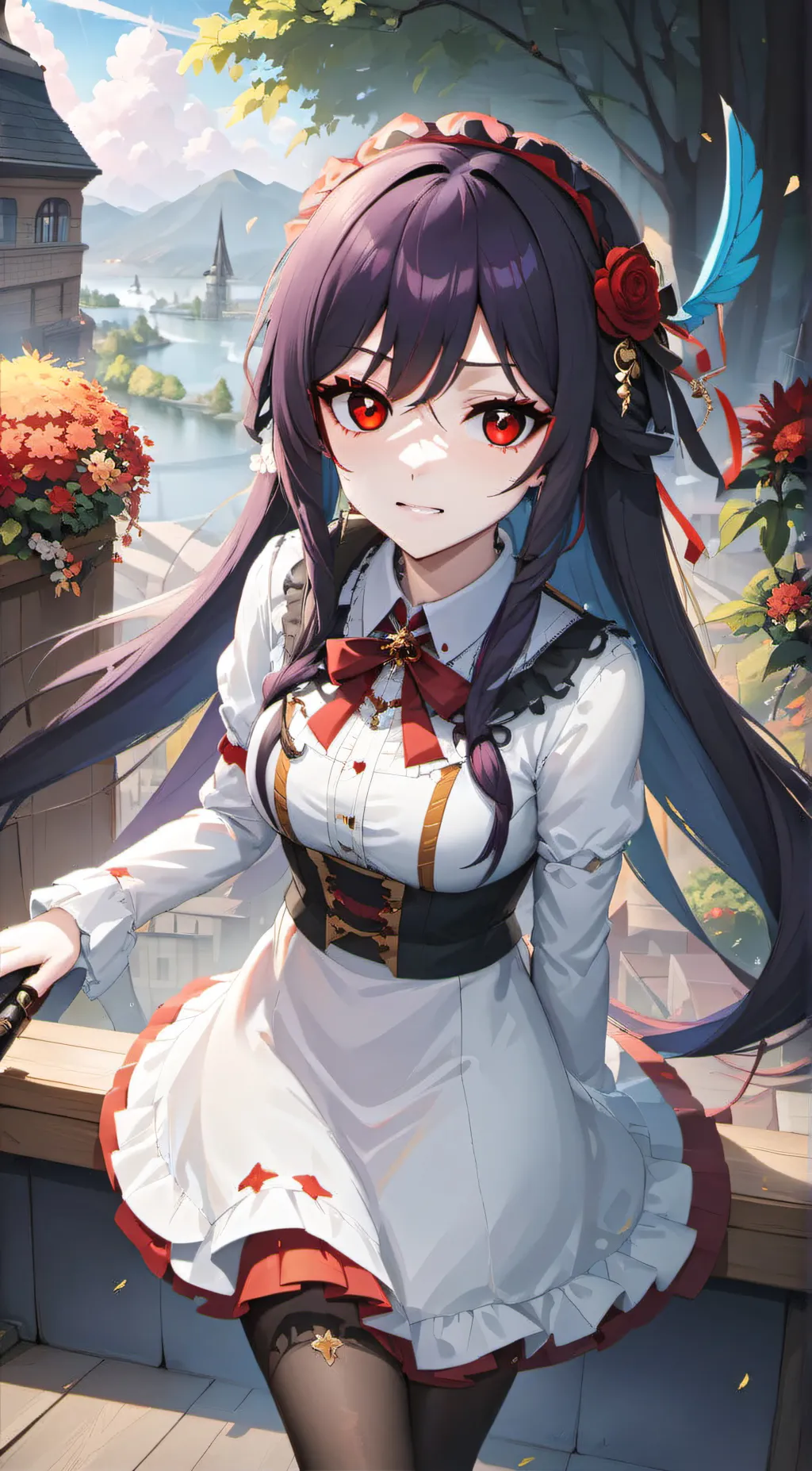 ai character: moonlight  background