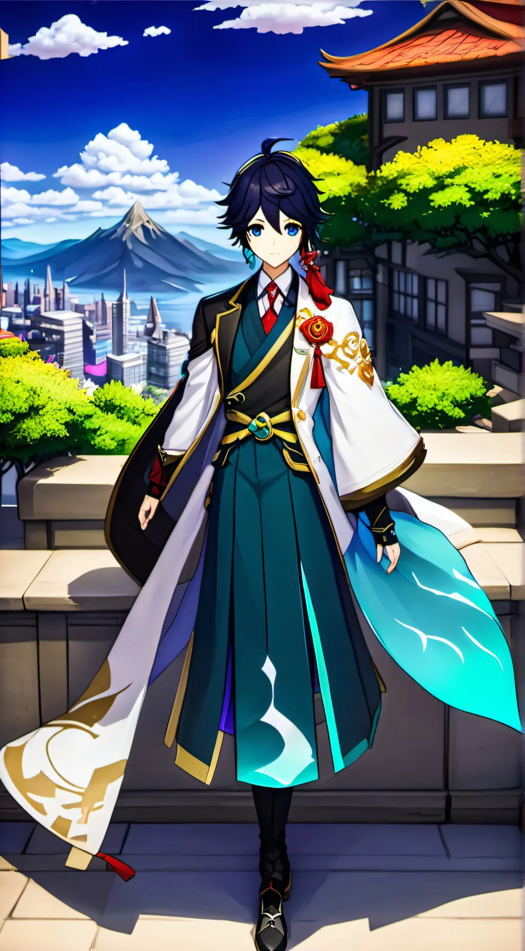 ai character: Hayato background