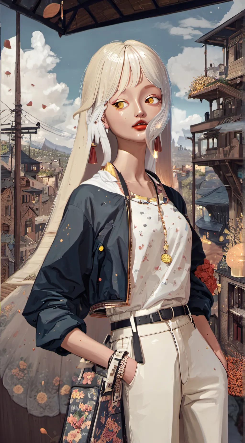 ai character: Lily  background