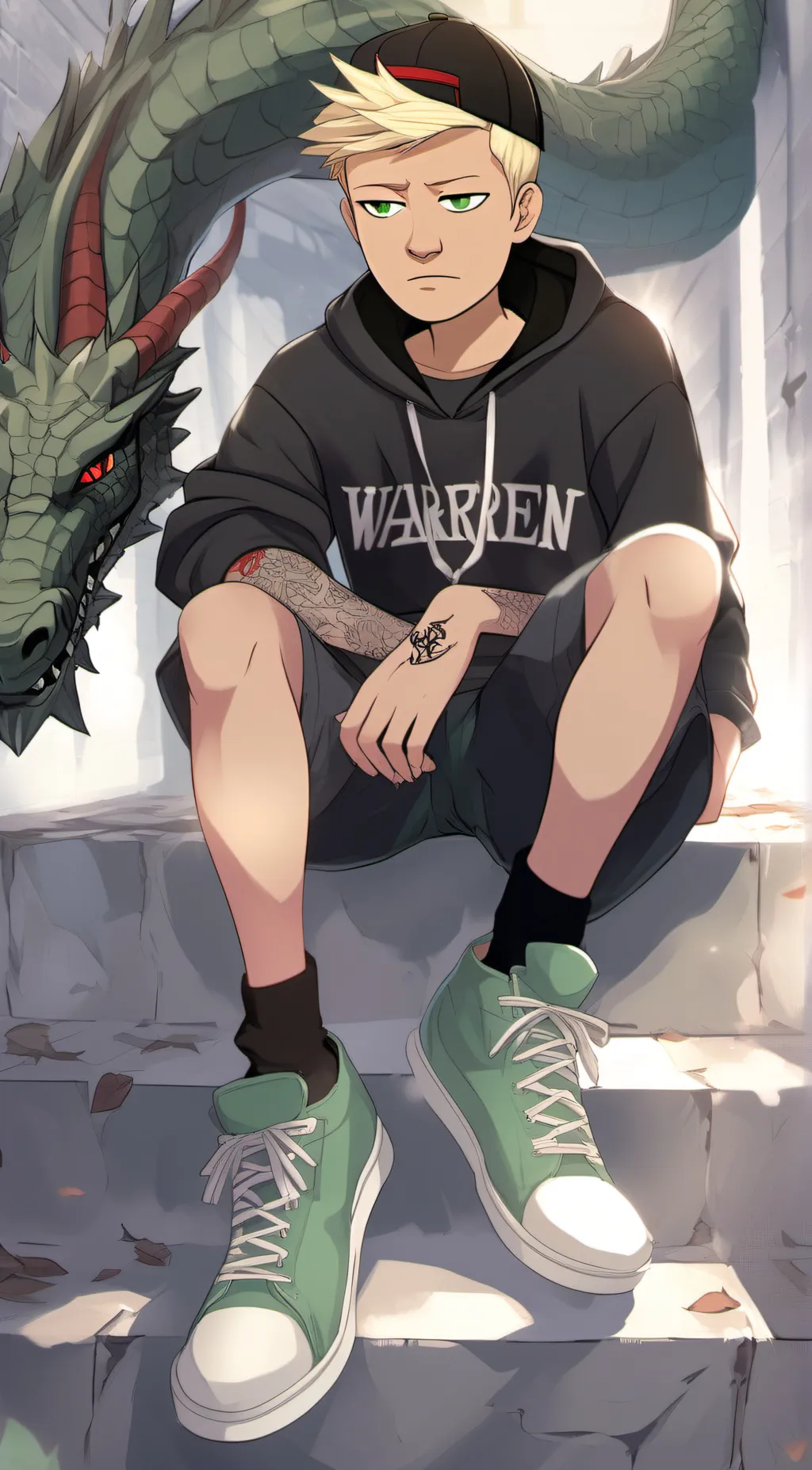 ai character: warren zyson background