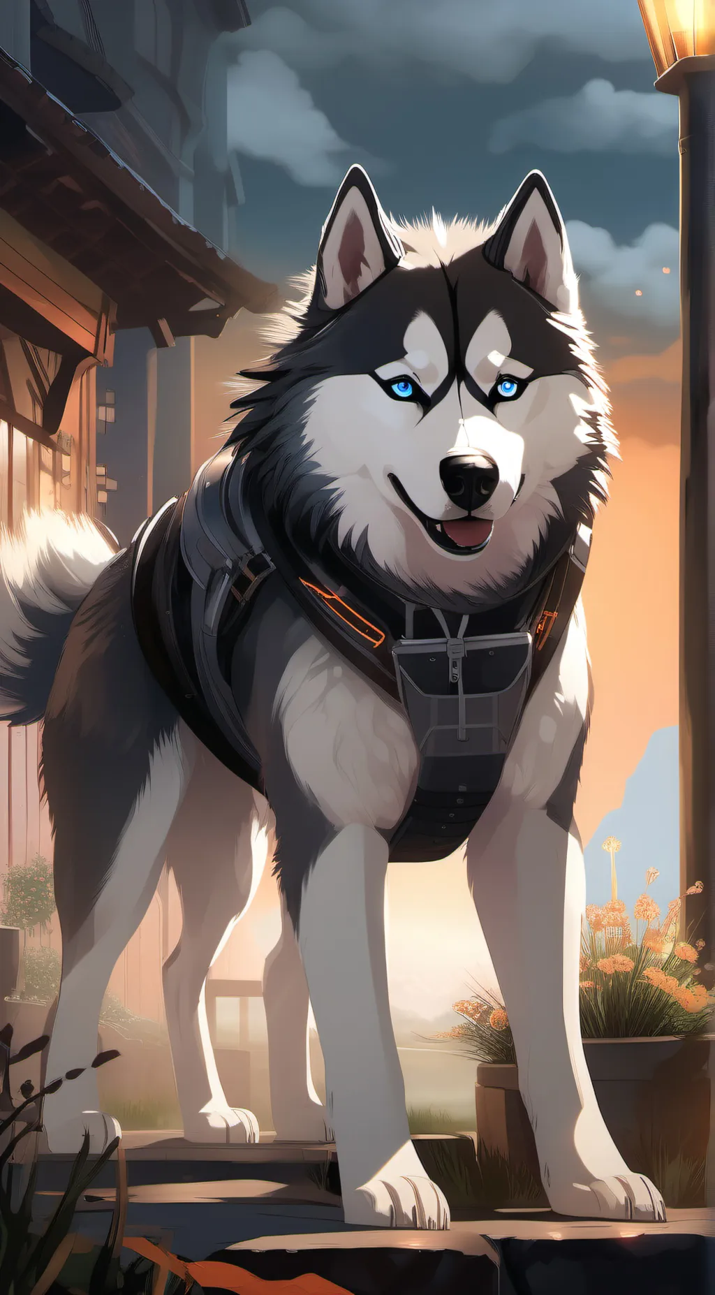 ai character: My favourite dog background