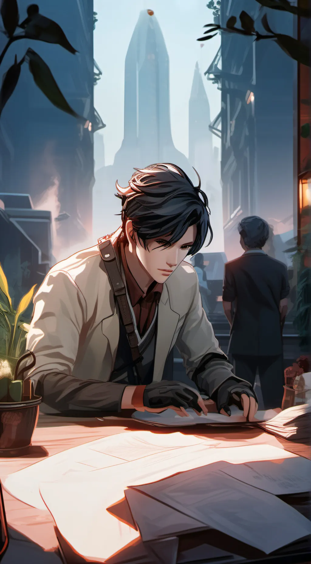 ai character: jsckup background