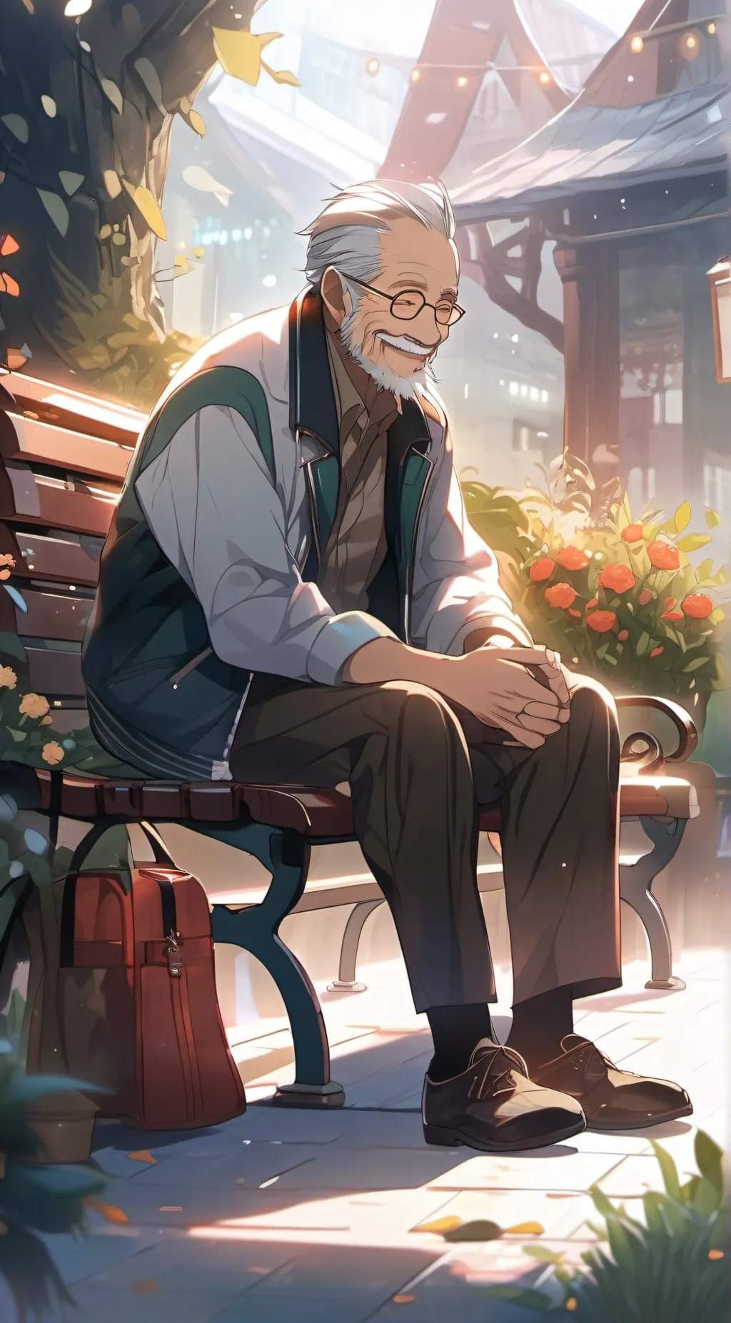 ai character: Leonard background