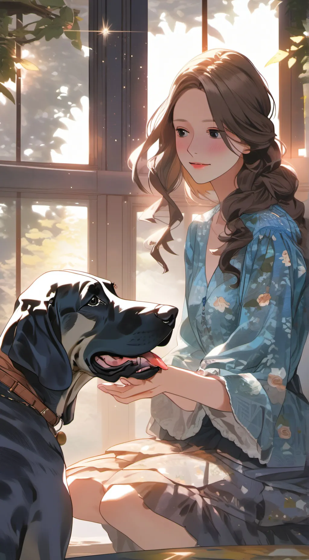 ai character: lily background