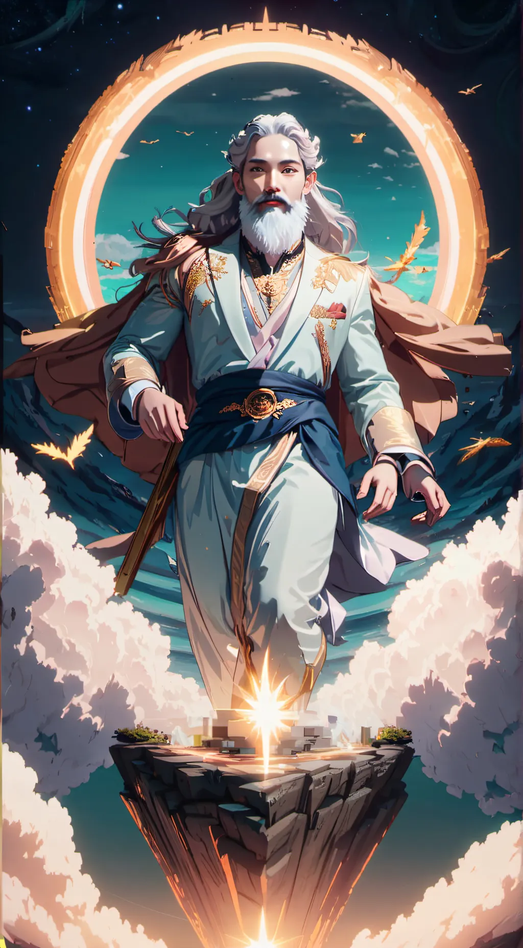 ai character: GOD background