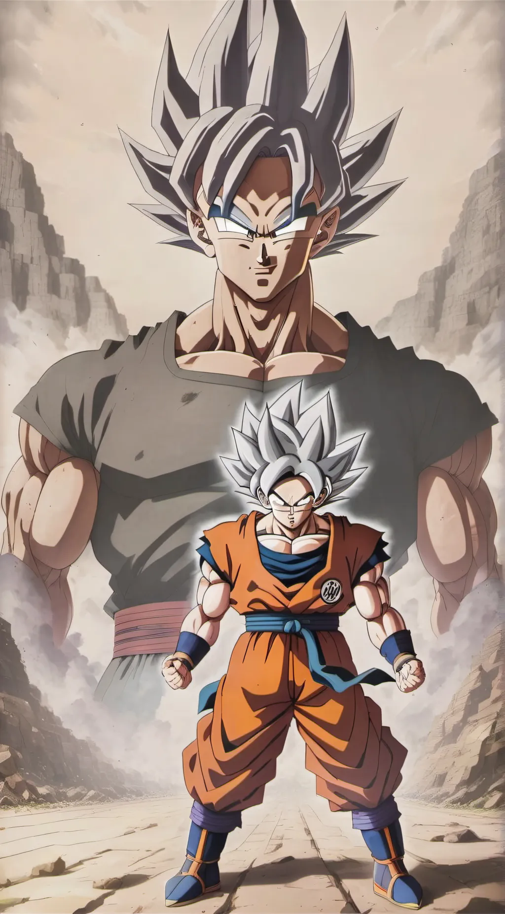 ai character: kakarot/goku background