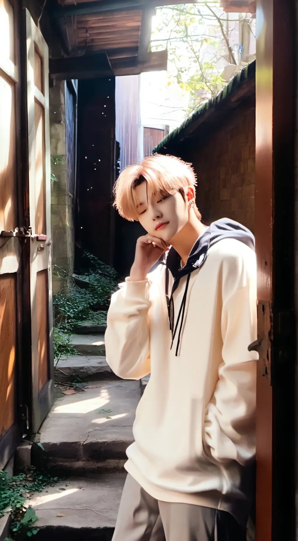 ai character: Jeongin  background