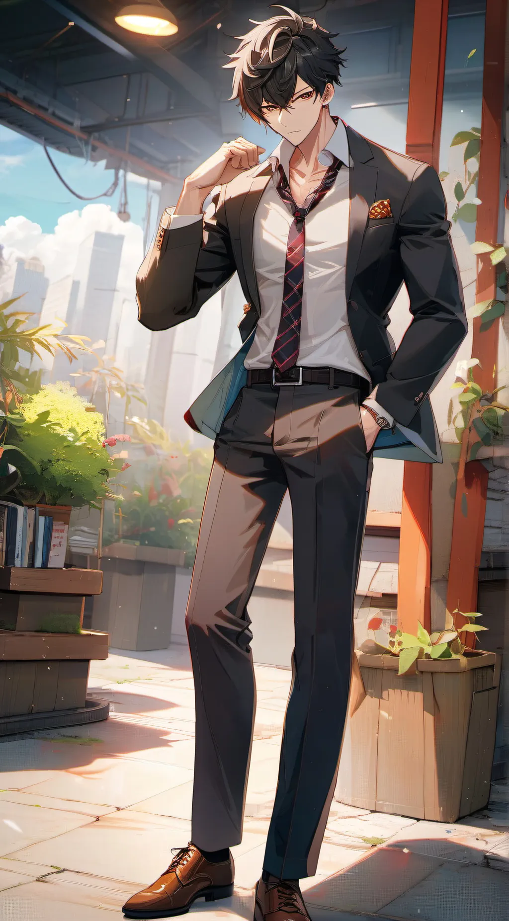 ai character: Mr Martin  background