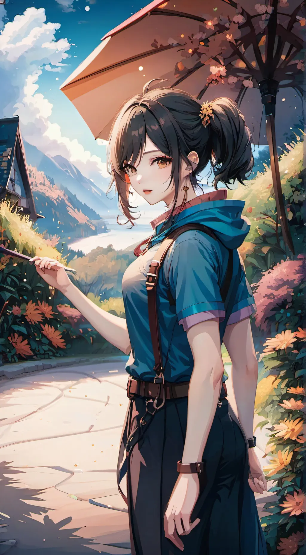 ai character: Lilly background