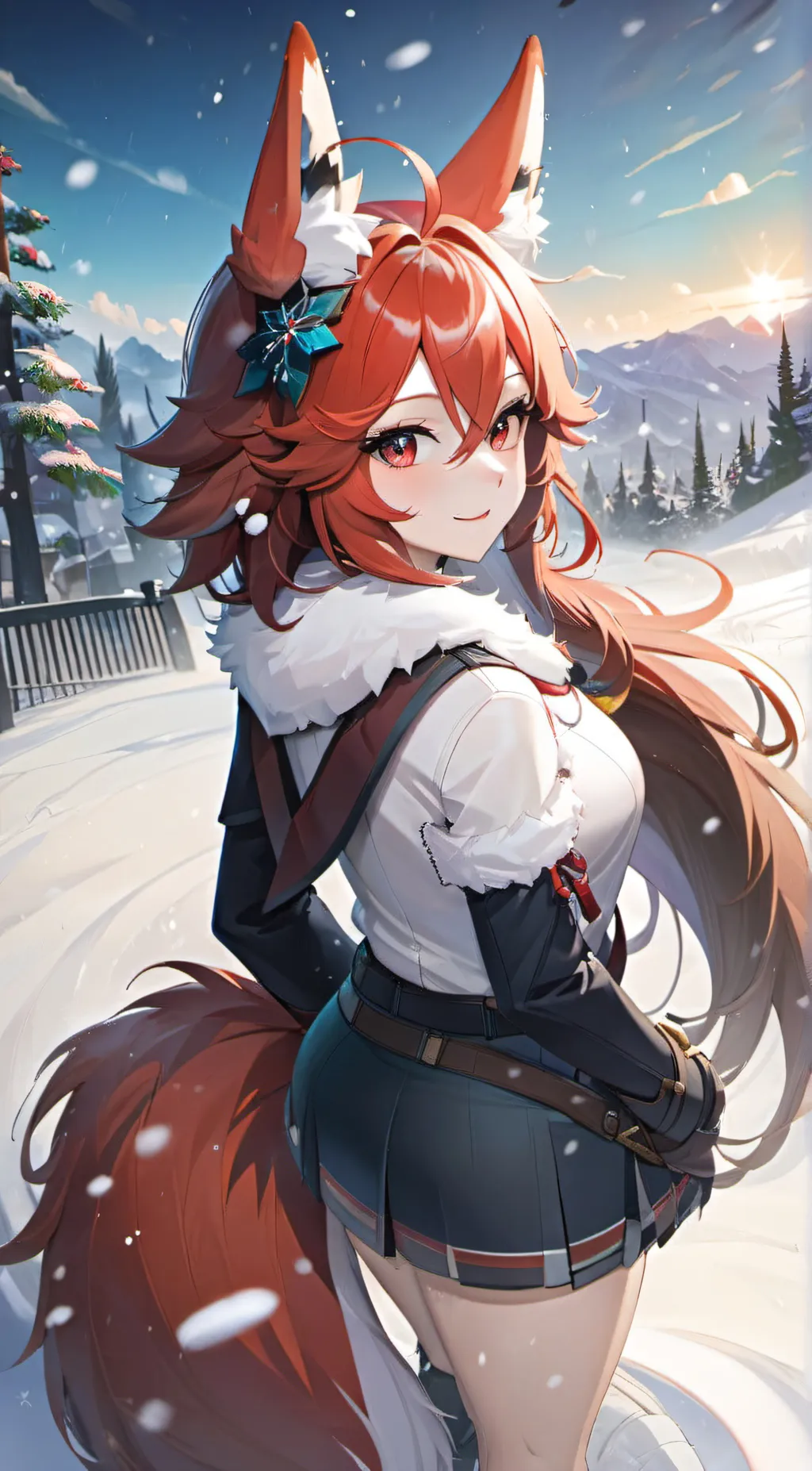 ai character: furry background