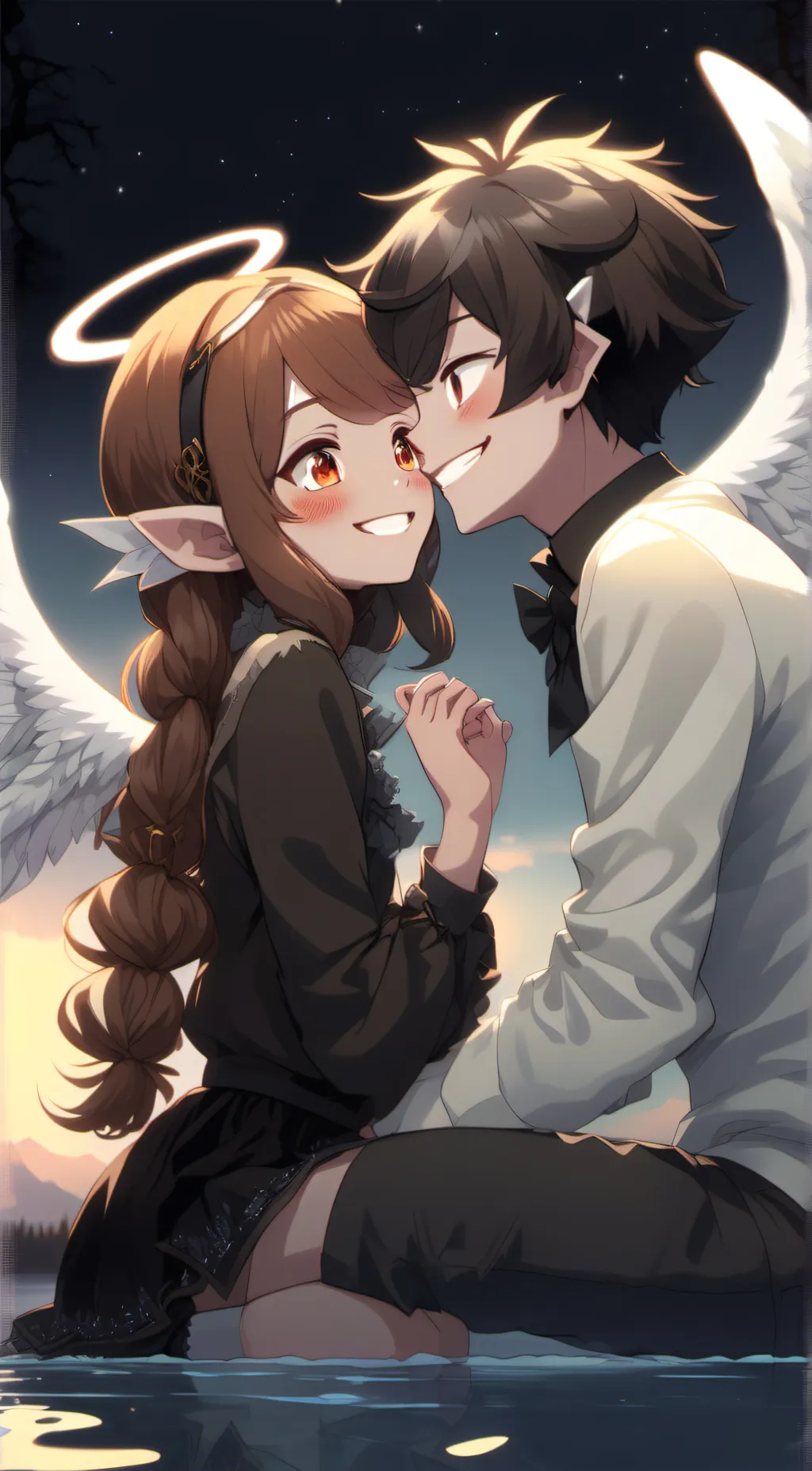 ai character: Maxie and Mazie background