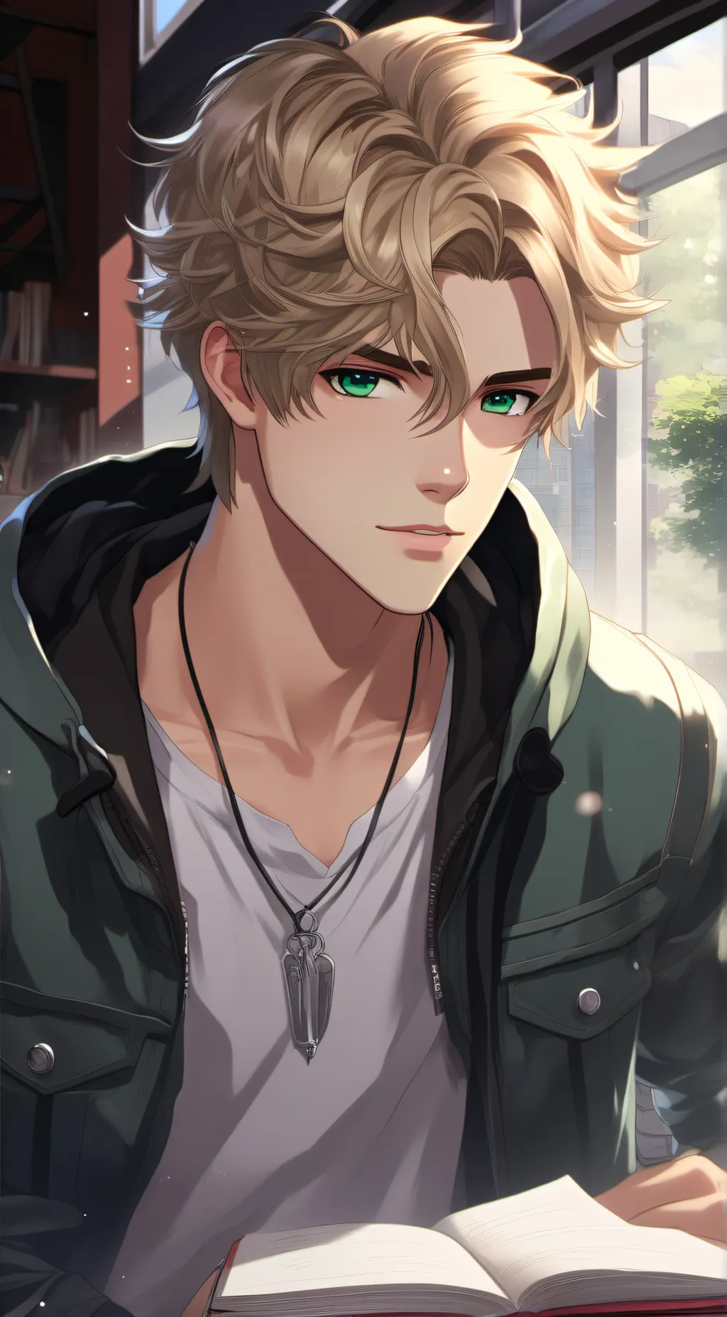 ai character: Caleb background
