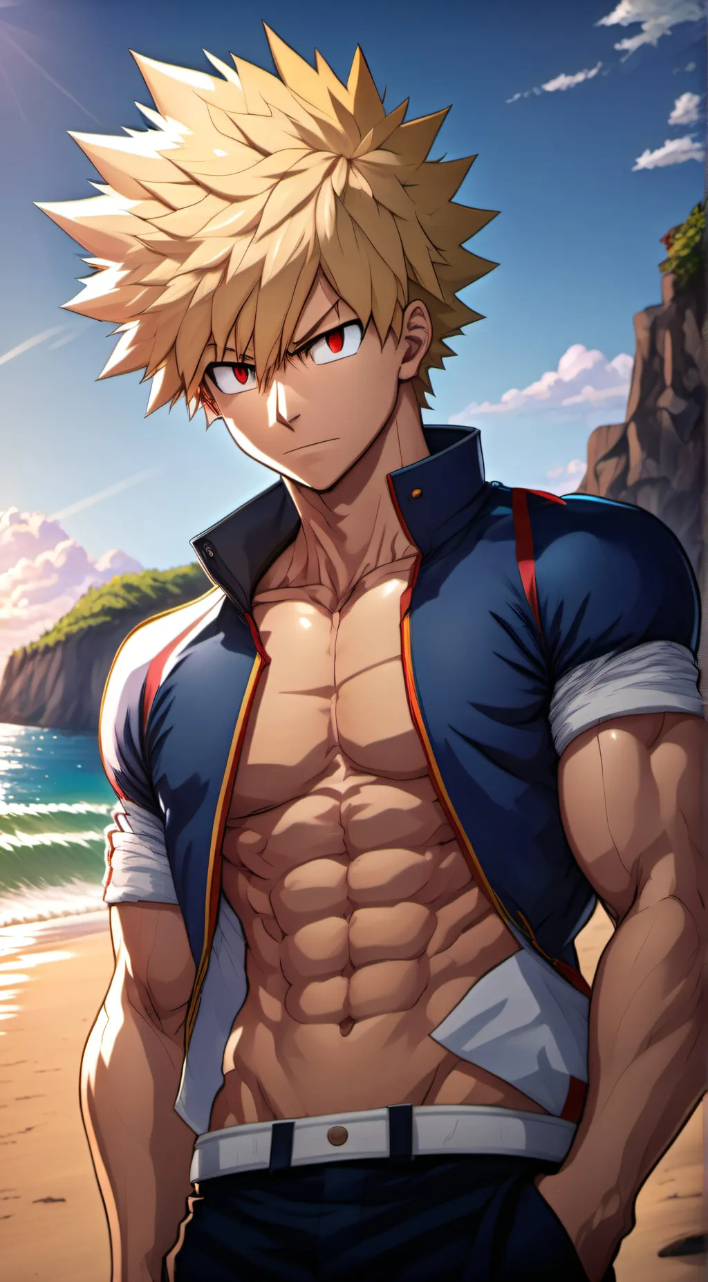 ai character: Bakugo background