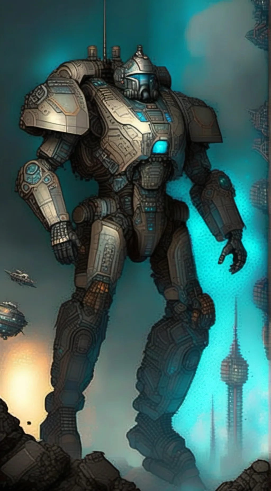 ai character: BT 7274 background