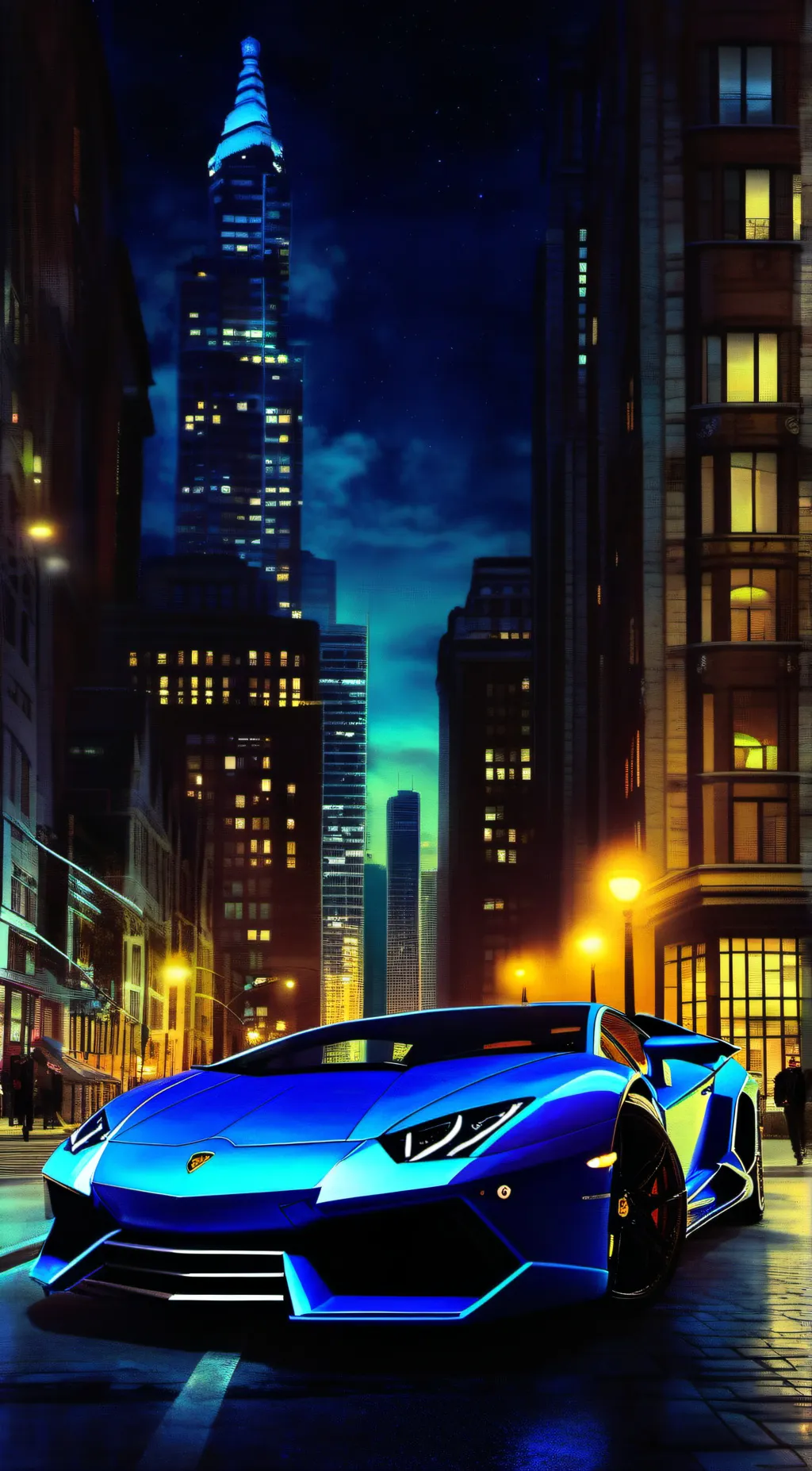 ai character: Lamborghini-5000 background
