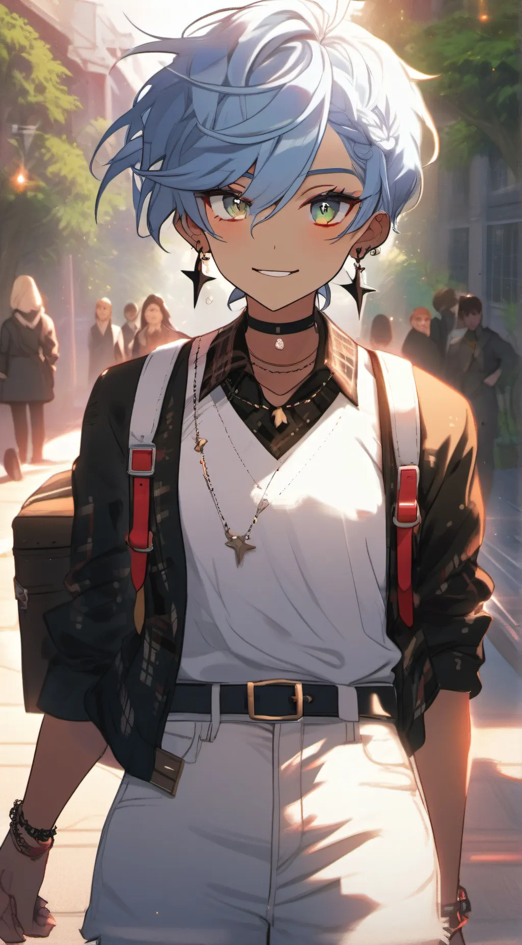 ai character: Nix(irl cretors OC background