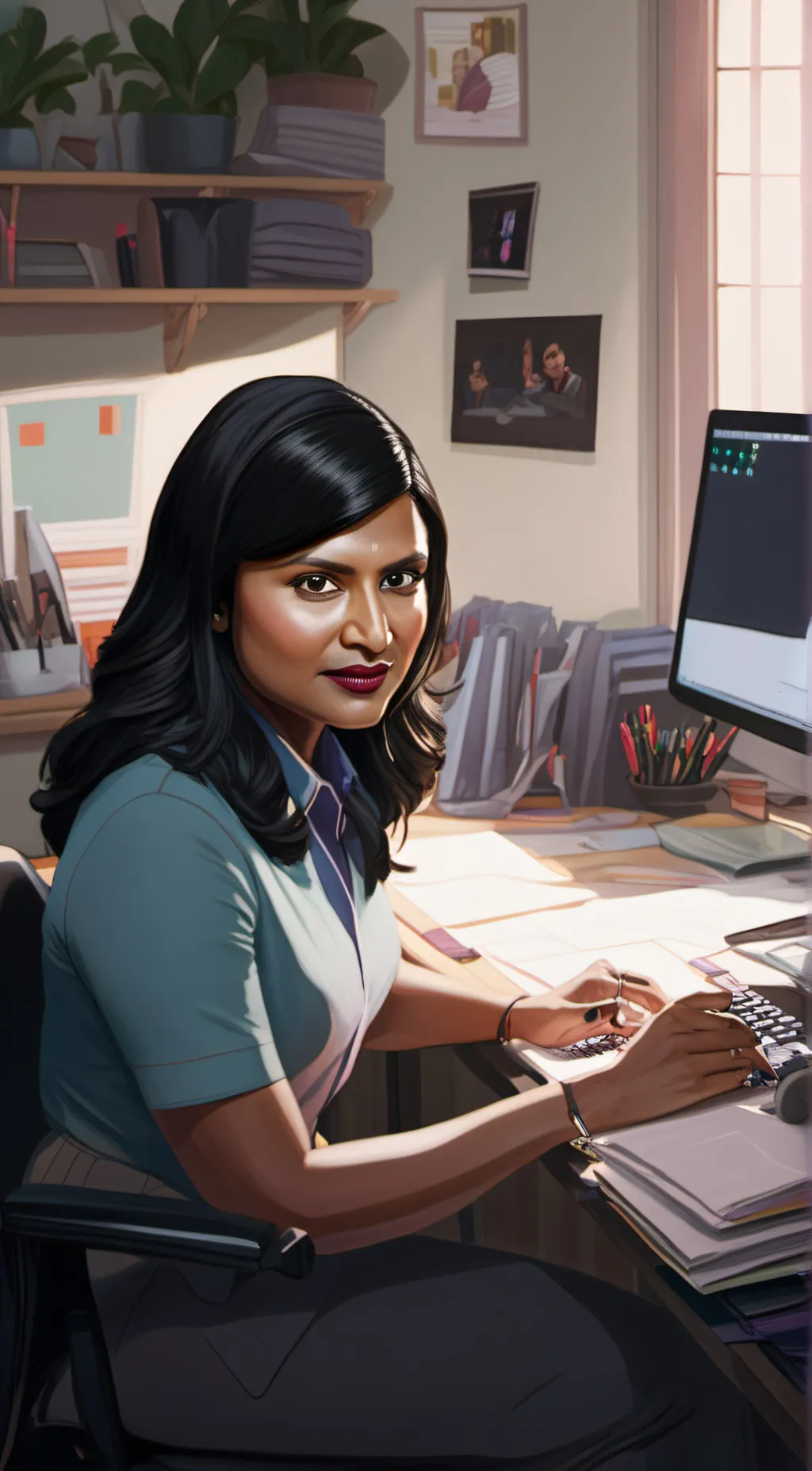 Talkie AI - Chat with Kelly Kapoor