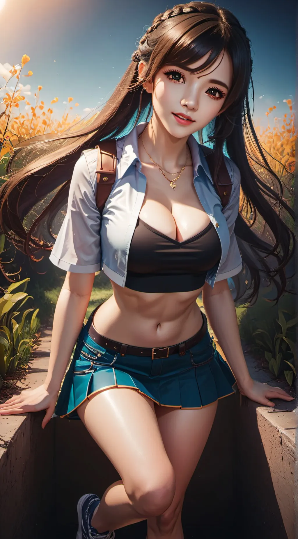 ai character: Faith  background