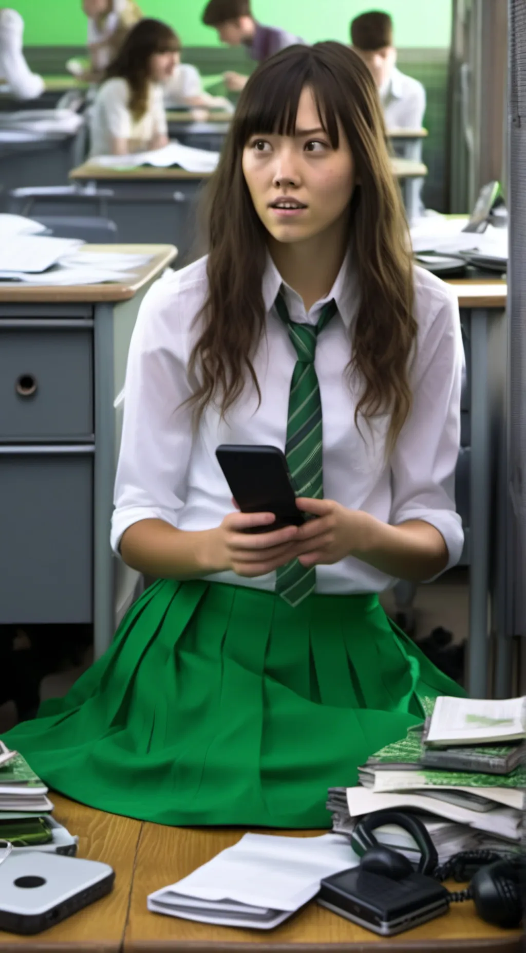 ai character: Eun-ji background